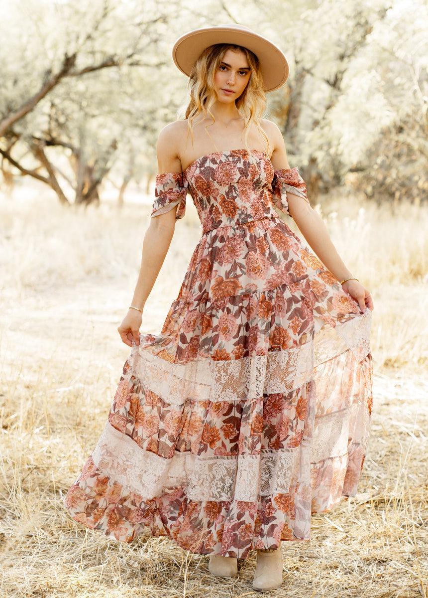 Sirena Dress in Blush Floral Female Product Image