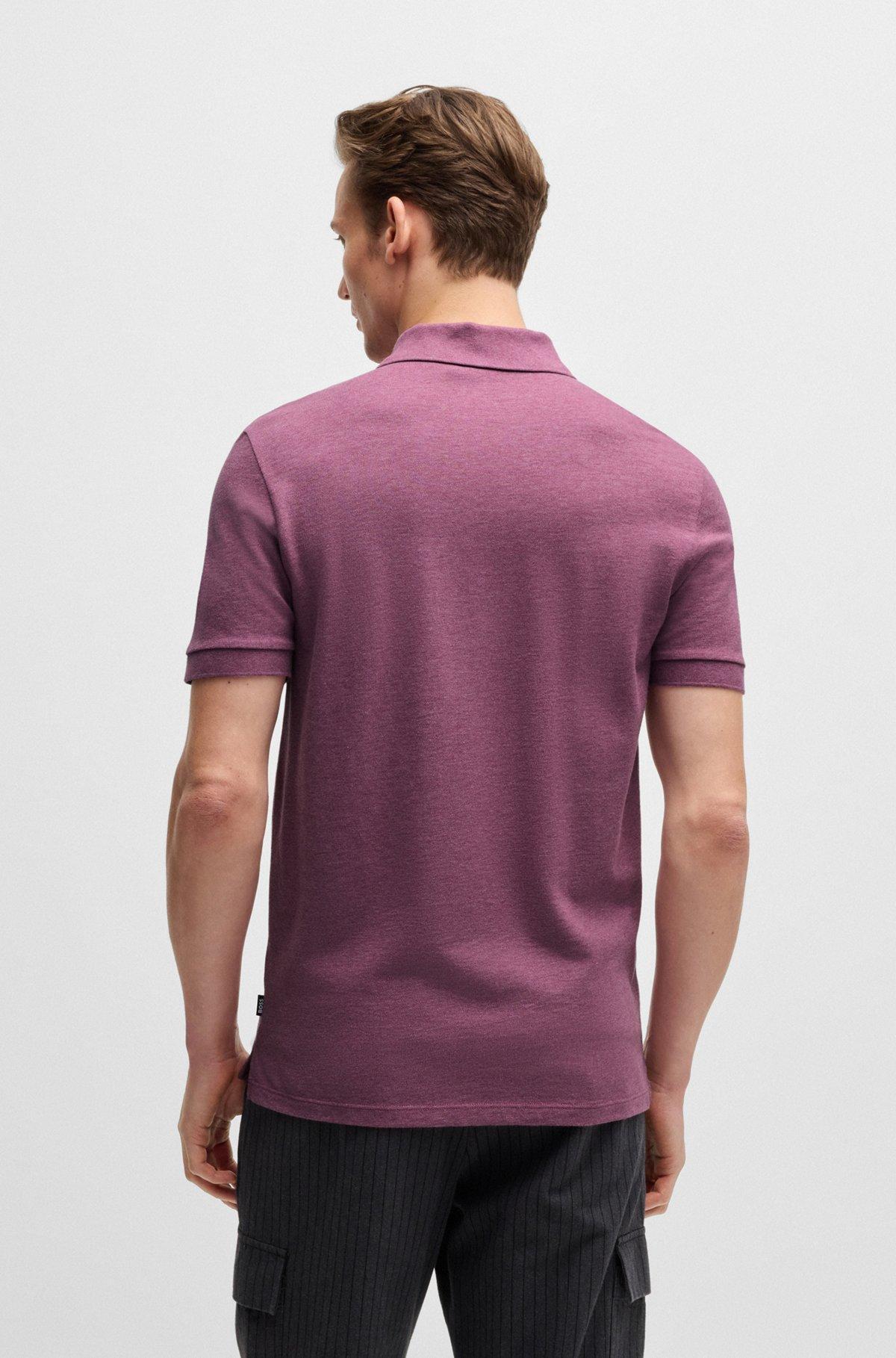 Pallas polo shirt in cotton piqué with logo details Product Image