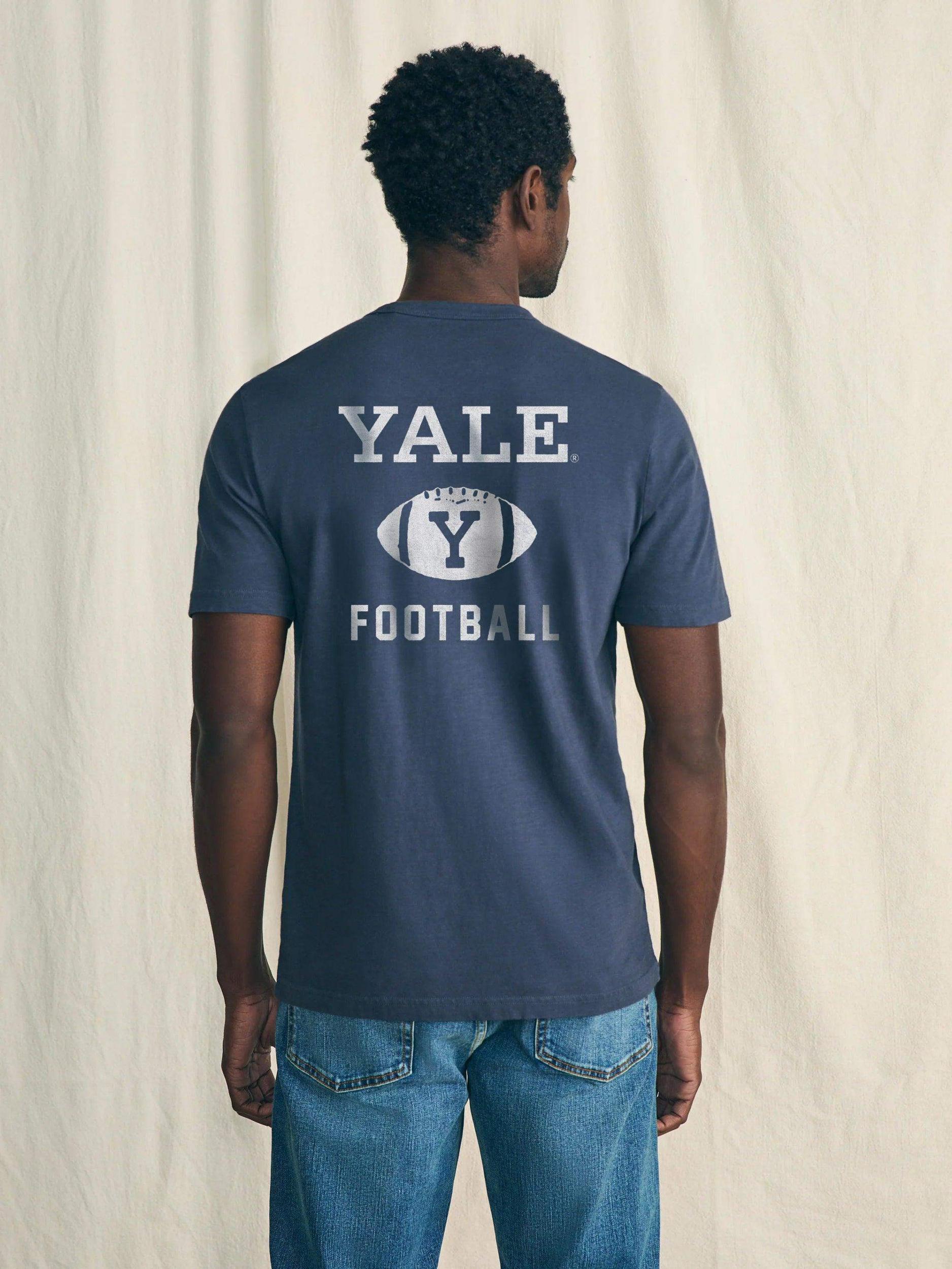 Yale Sunwashed Pocket Tee - Dune Navy Male Product Image