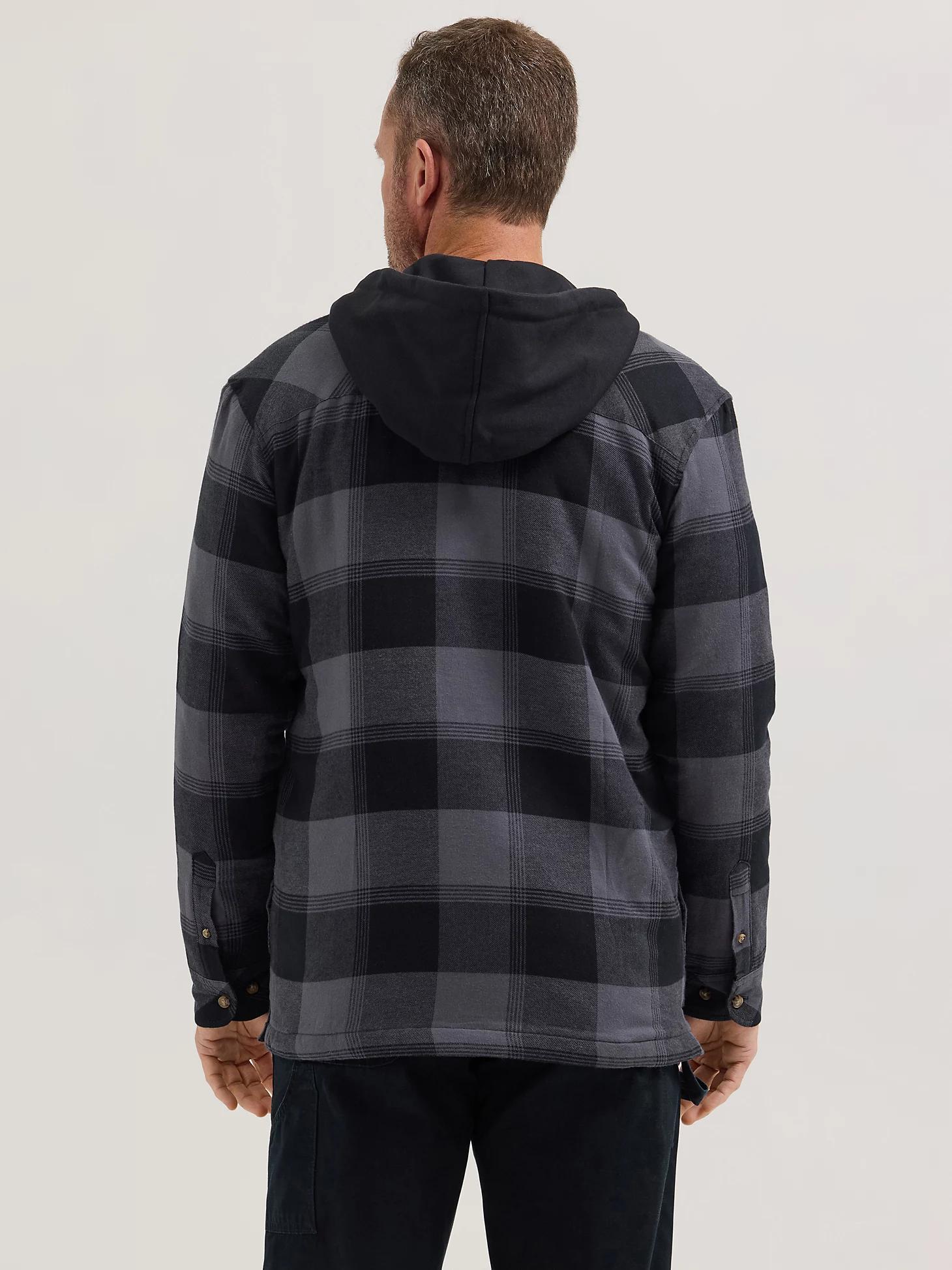 Wrangler® RIGGS Workwear® Hooded Flannel Work Jacket | Men's JACKETS & OUTERWEAR | Wrangler® Product Image