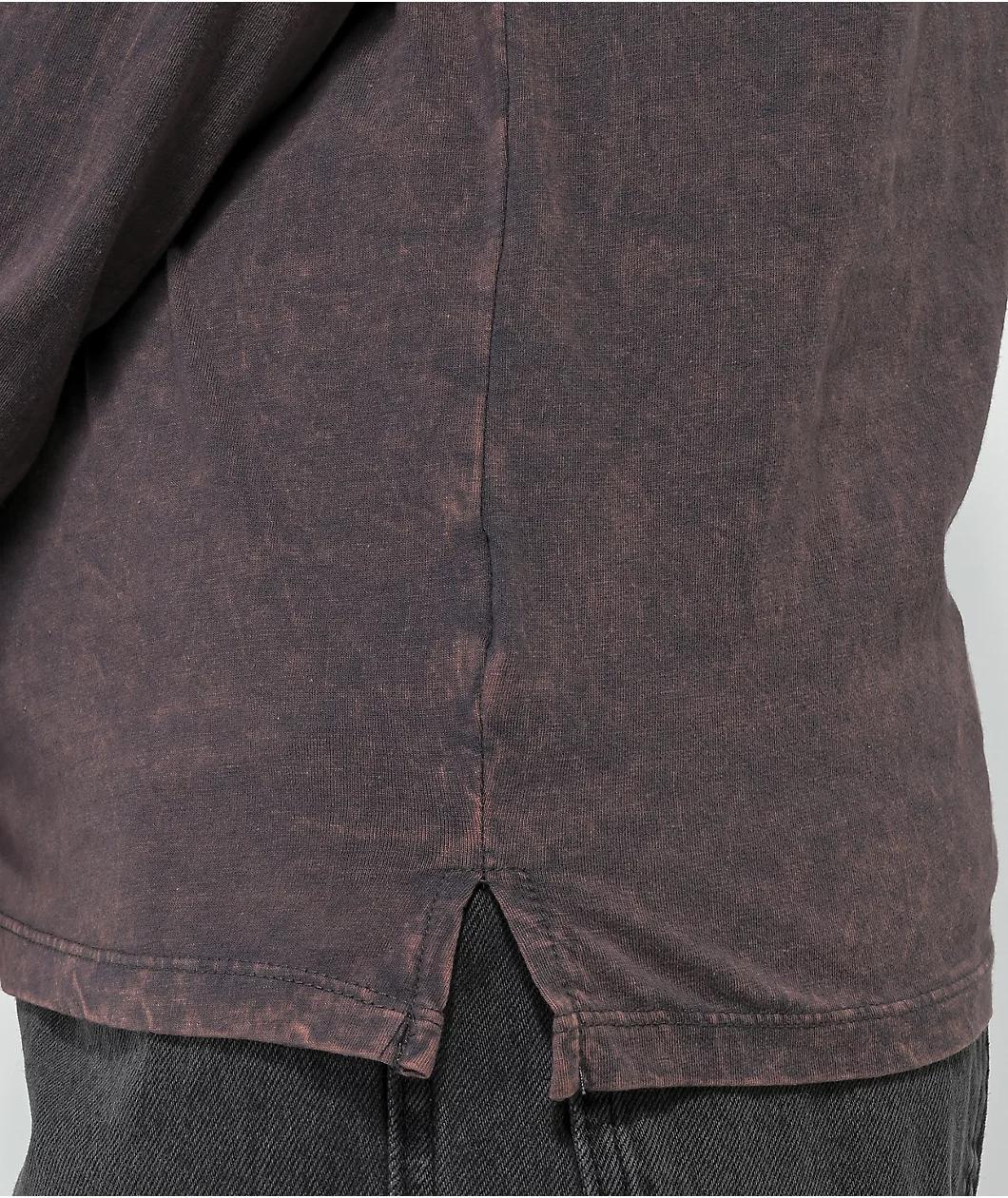 Empyre Rubino Darkest Of Days Brown Wash Long Sleeve T-Shirt Product Image