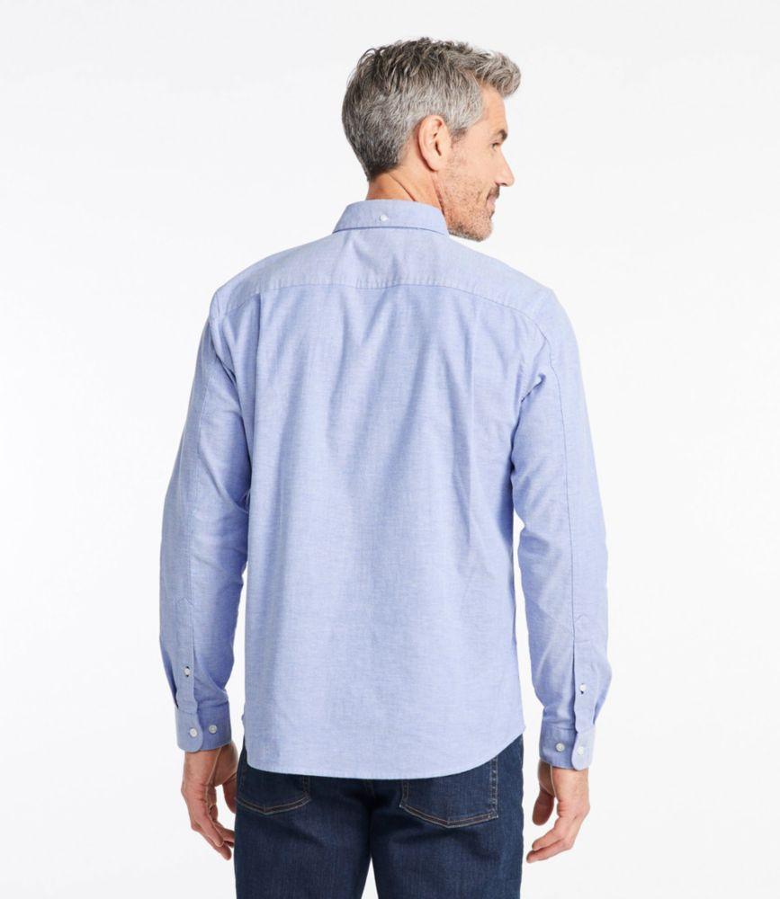 
                            Men's Comfort Stretch® Oxford Shirt, Slightly Fitted Untucked Fit
                         Product Image