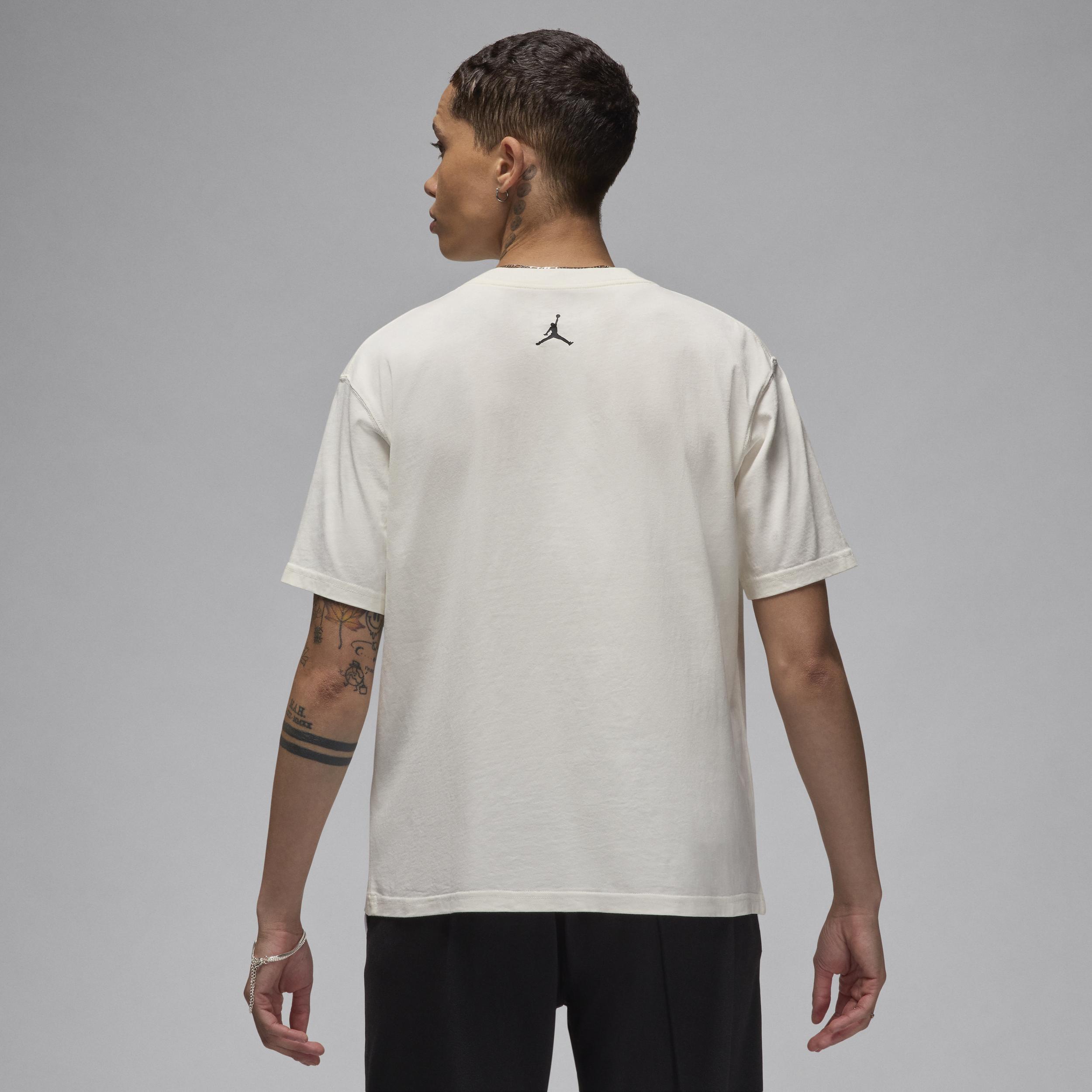 Jordan Womens Jordan GF Short Sleeve GFX T-Shirt Oly - Womens Product Image