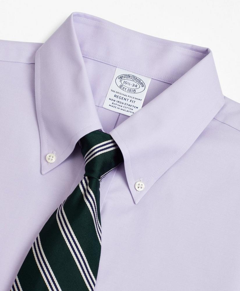 Stretch Madison Relaxed-Fit Dress Shirt, Non-Iron Pinpoint Button-Down Collar Product Image