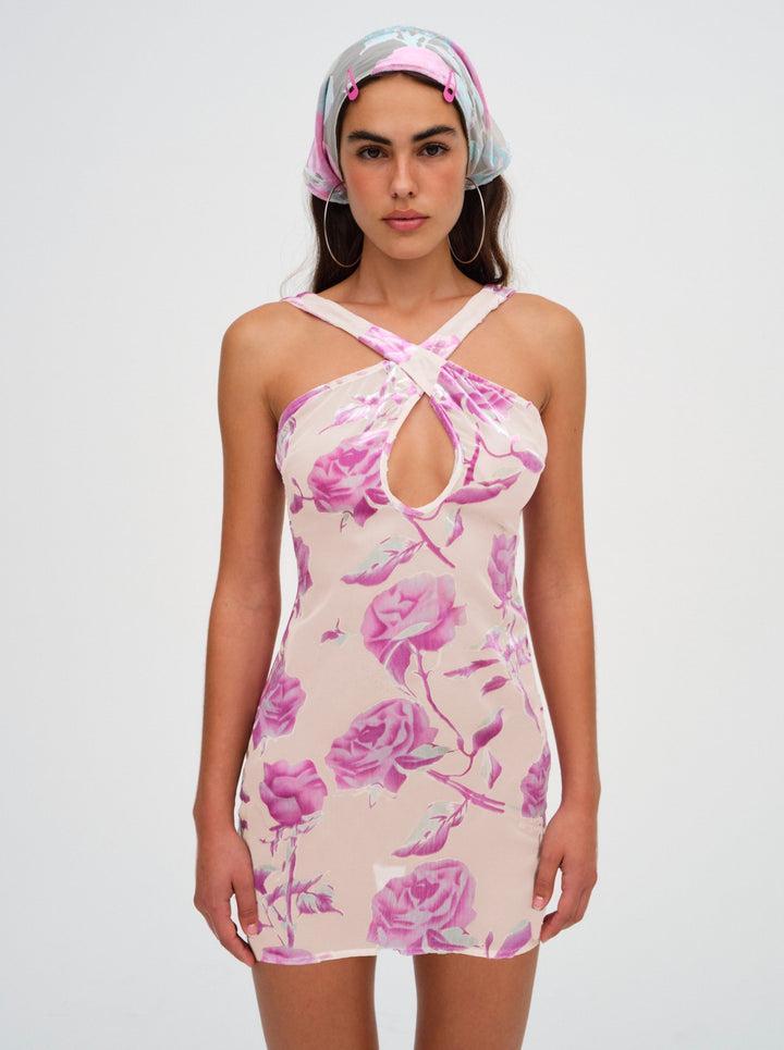 Rori Mini Dress — Pink Product Image