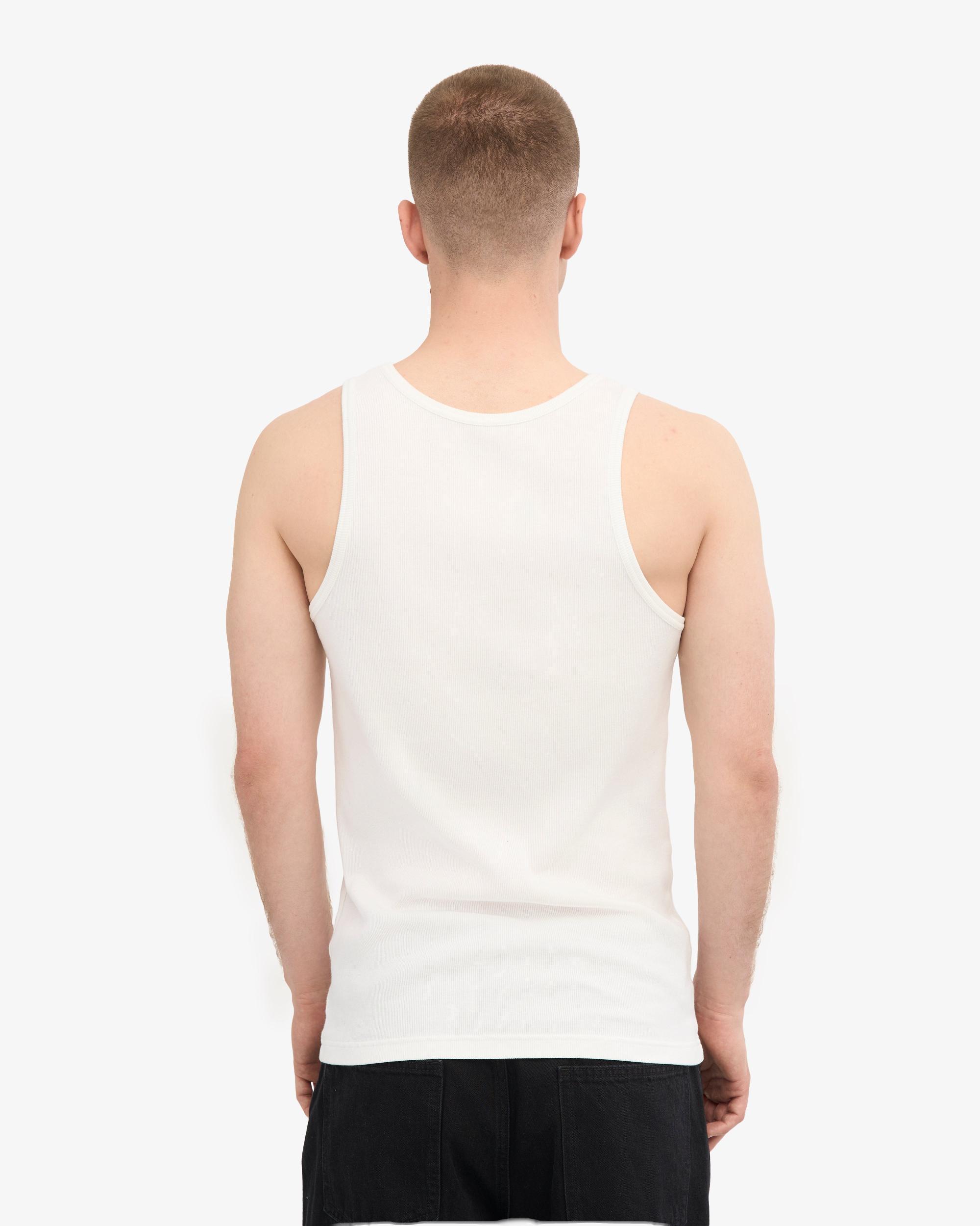 Organic Rib Tank Top - Optical White Product Image