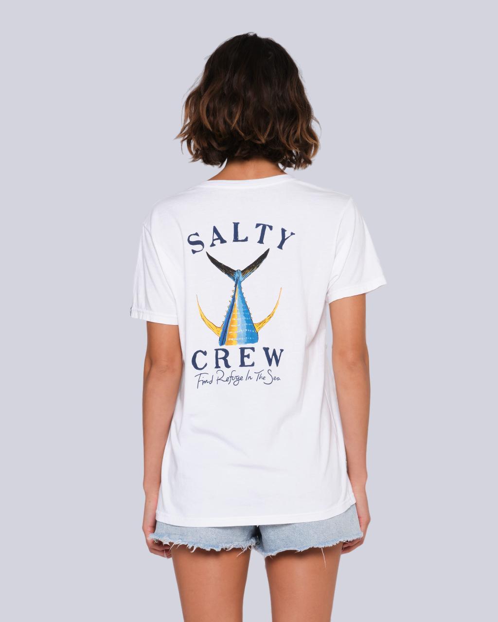 Tailed Boyfriend Tee - White Product Image