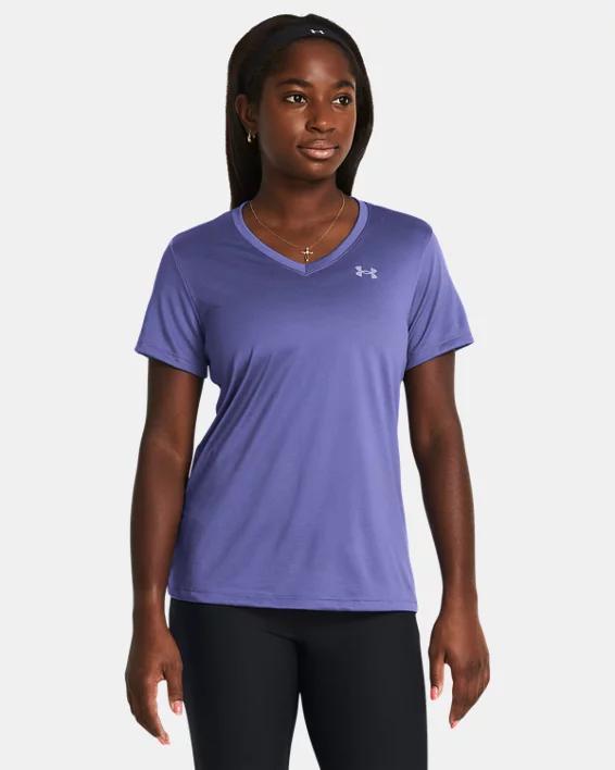 UA Tech Womens V-Neck Short Sleeve Product Image