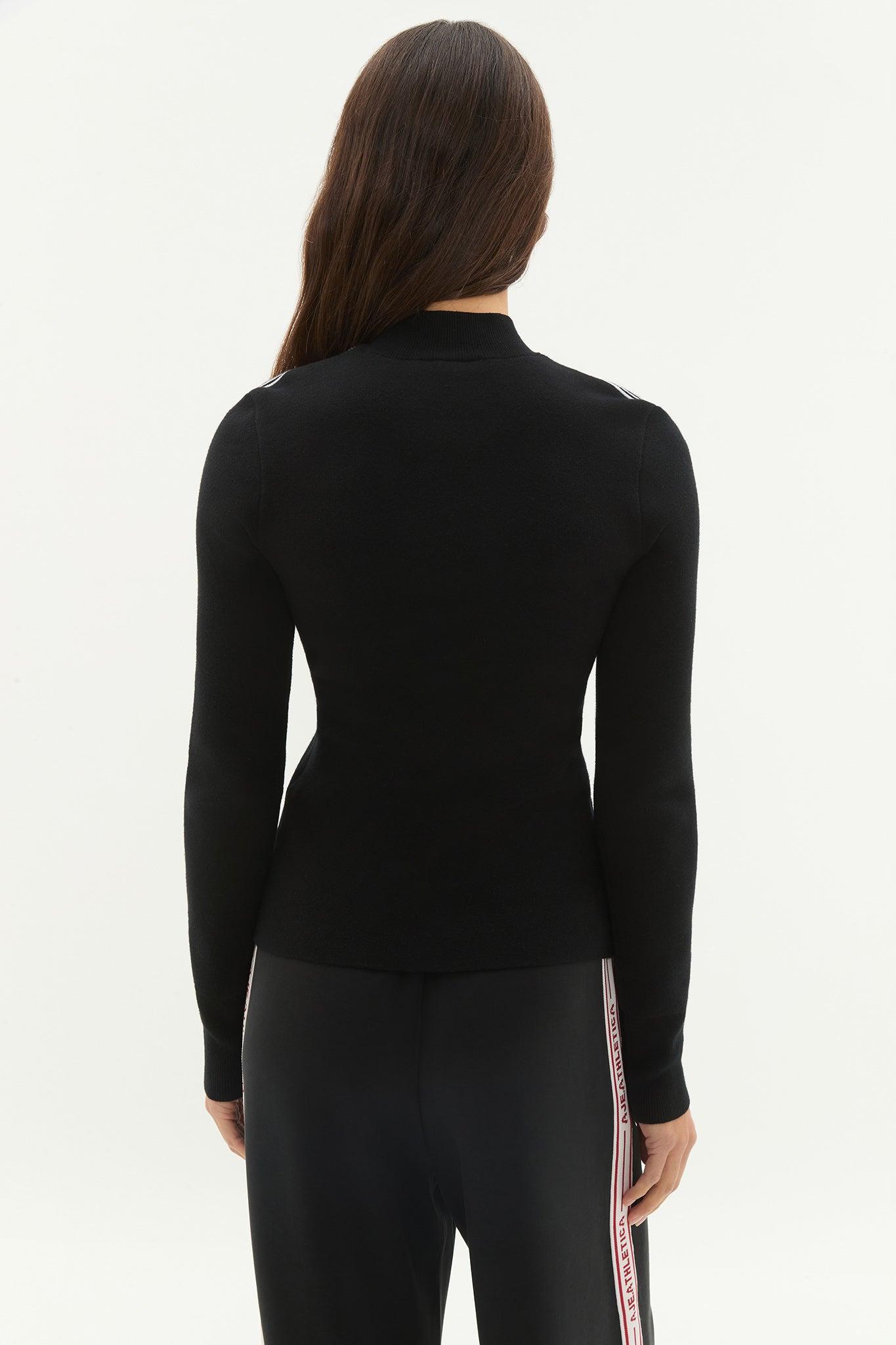 Long Sleeve Logo Knit Top 407 Product Image