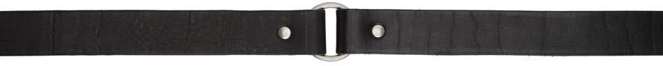 DOLCE & GABBANA Buckled Leather Belt In Black Product Image