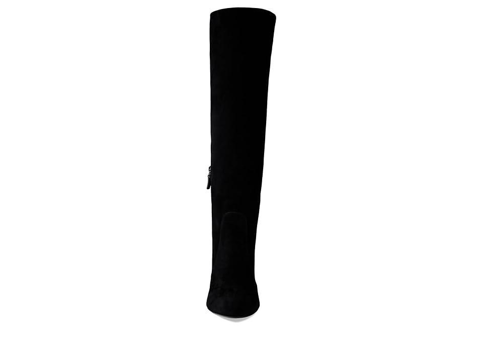 Schutz Womens Maryana Croc-Embossed Block Heel Pointed-Toe Tall Boots Product Image