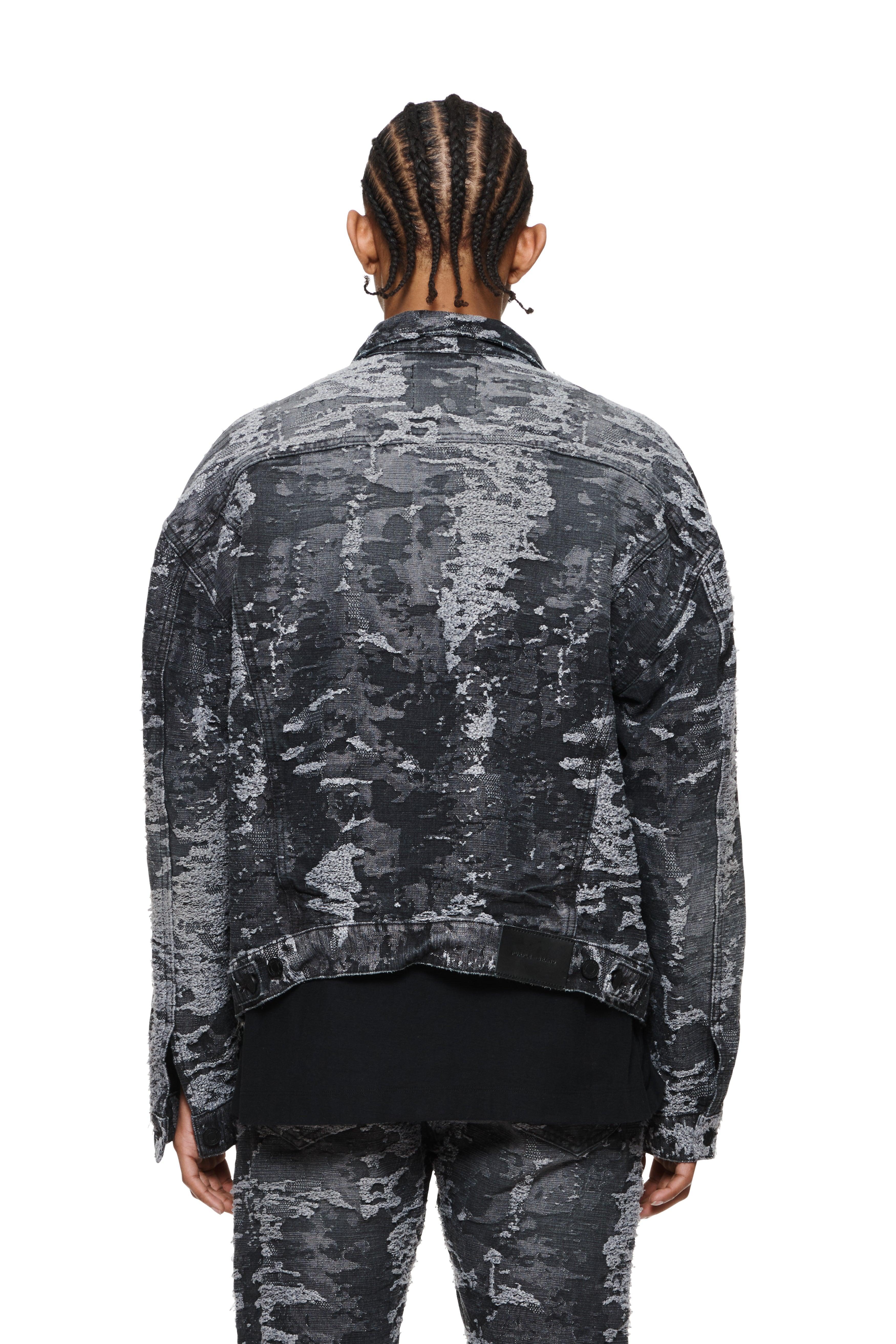 Oversized Jacquard Jacket Male Product Image