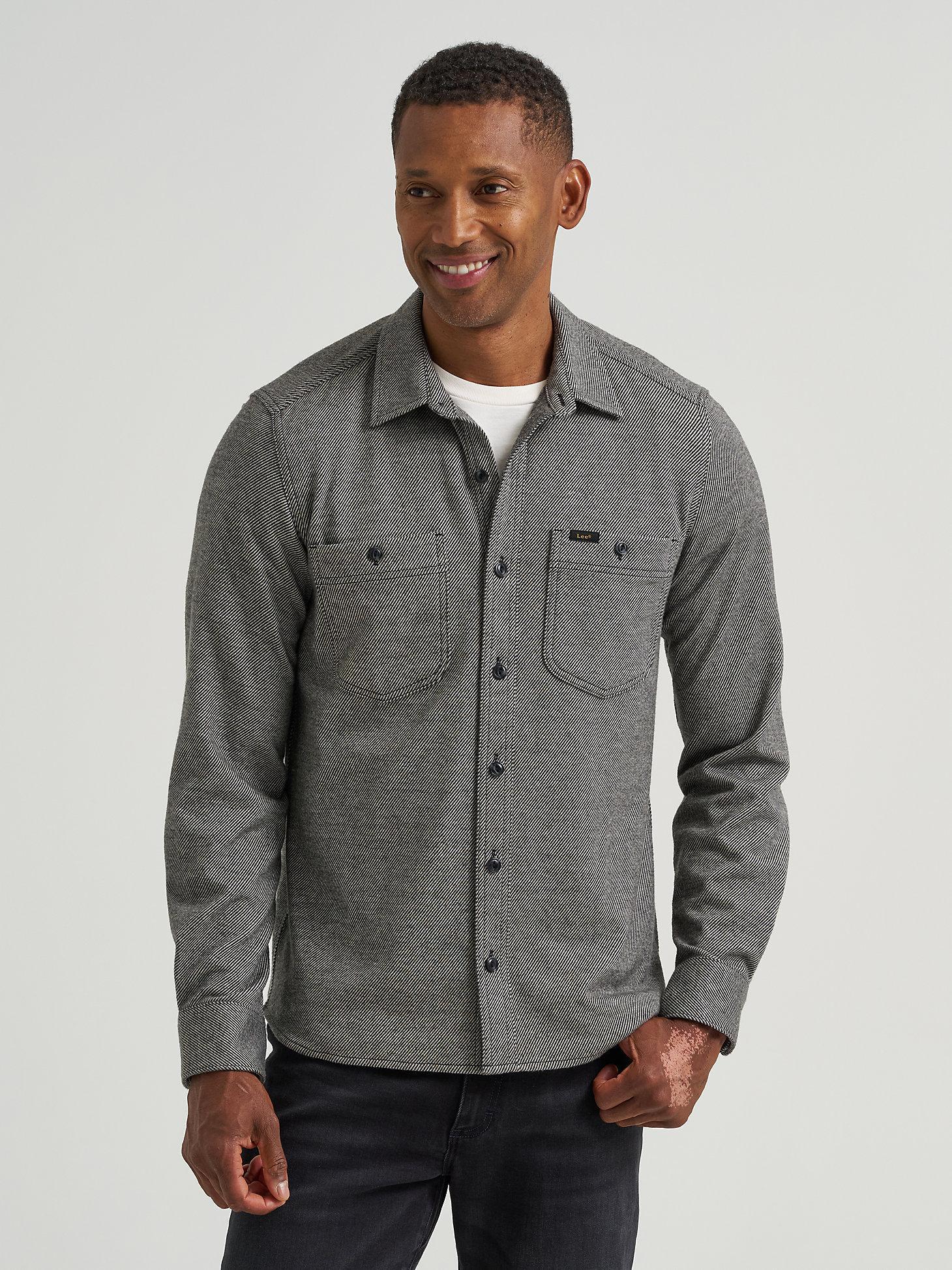 Men's Brushed Knit Shop Shirt | Men's Tops & Tees | Lee® Product Image