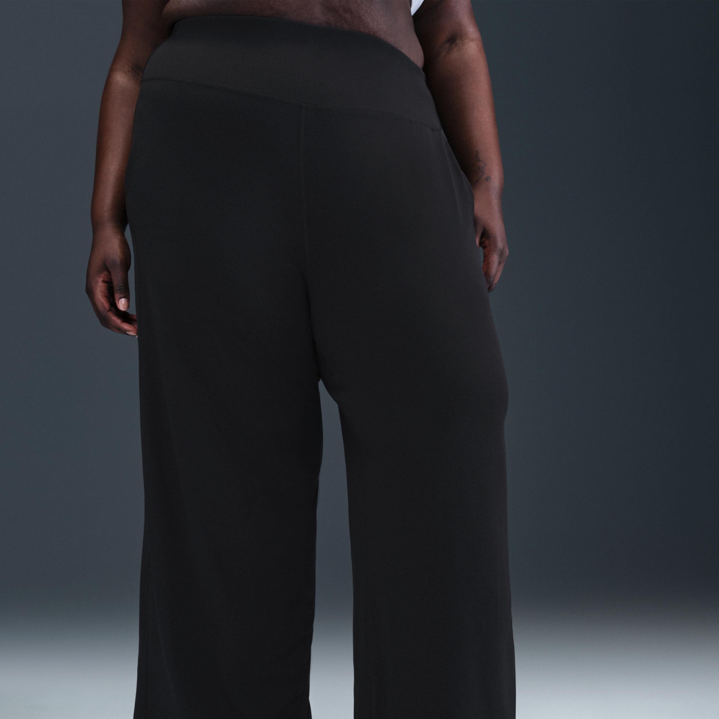 Nike Women's Zenvy Dri-FIT High-Waisted Wide-Leg Pants (Plus Size) Product Image