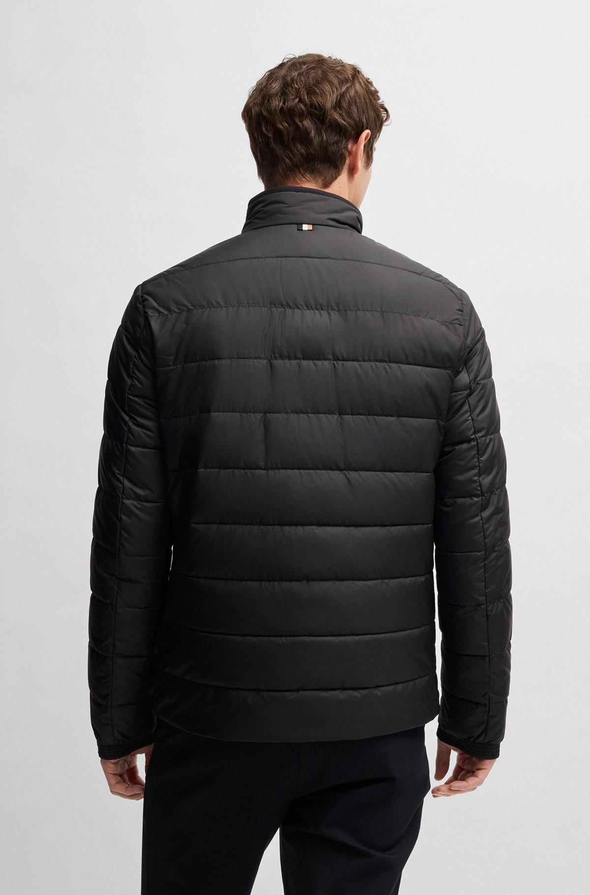 Water-repellent regular-fit jacket with logo detail Product Image