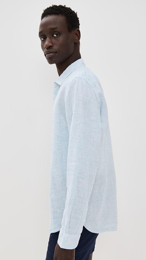 Orlebar Brown Giles Linen Button Down Shirt | Shopbop Product Image