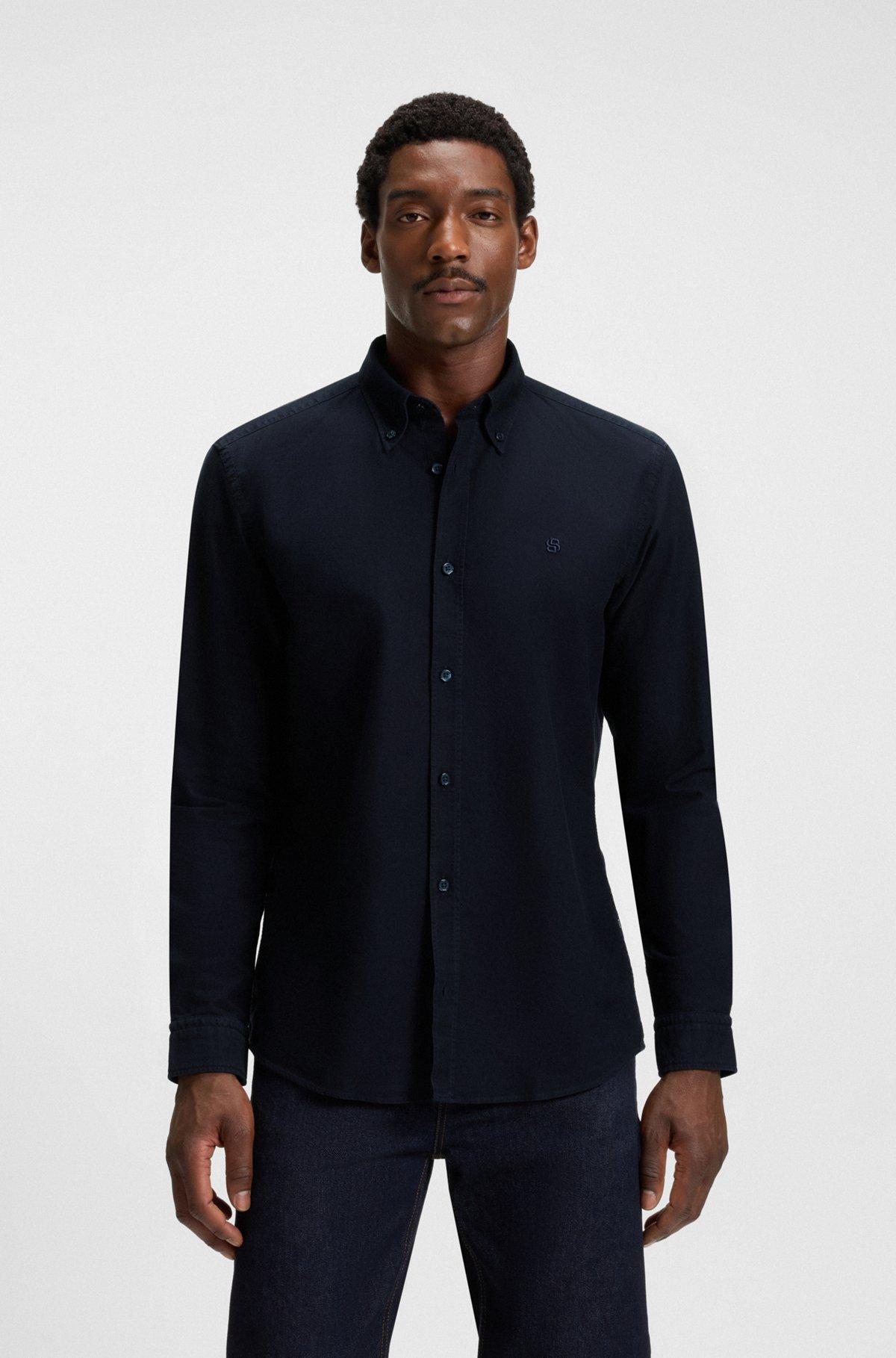 Slim-fit shirt in Italian cotton Product Image