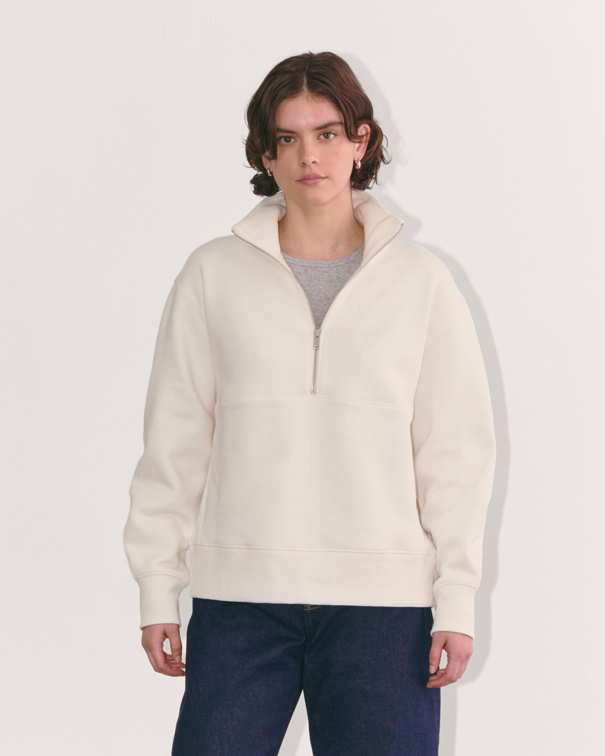 The Laid-Back Half-Zip Sweatshirt Product Image