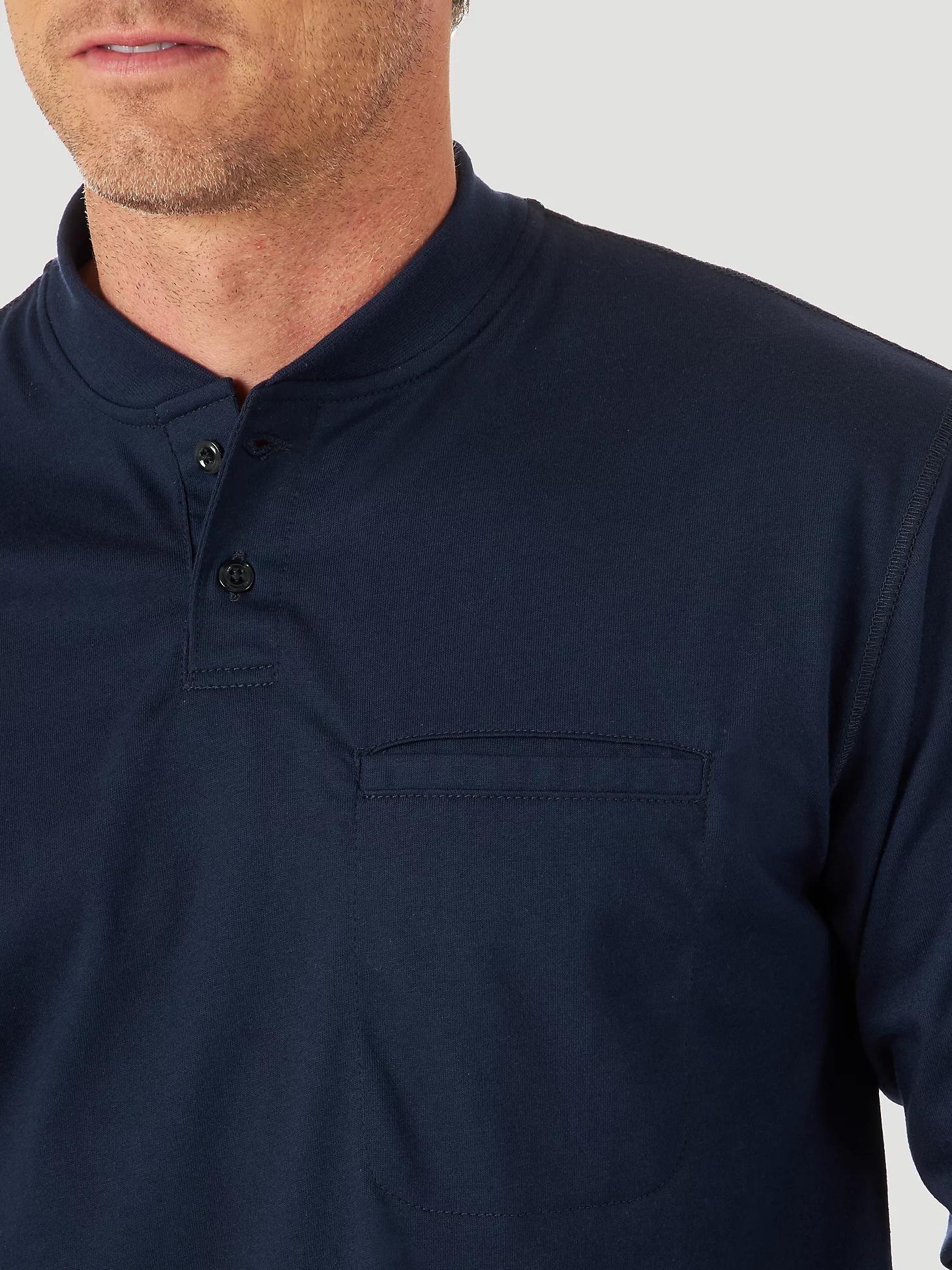 Wrangler® FR Flame-Resistant Long Sleeve Lightweight Henley | Men's SHIRTS | Wrangler® Product Image