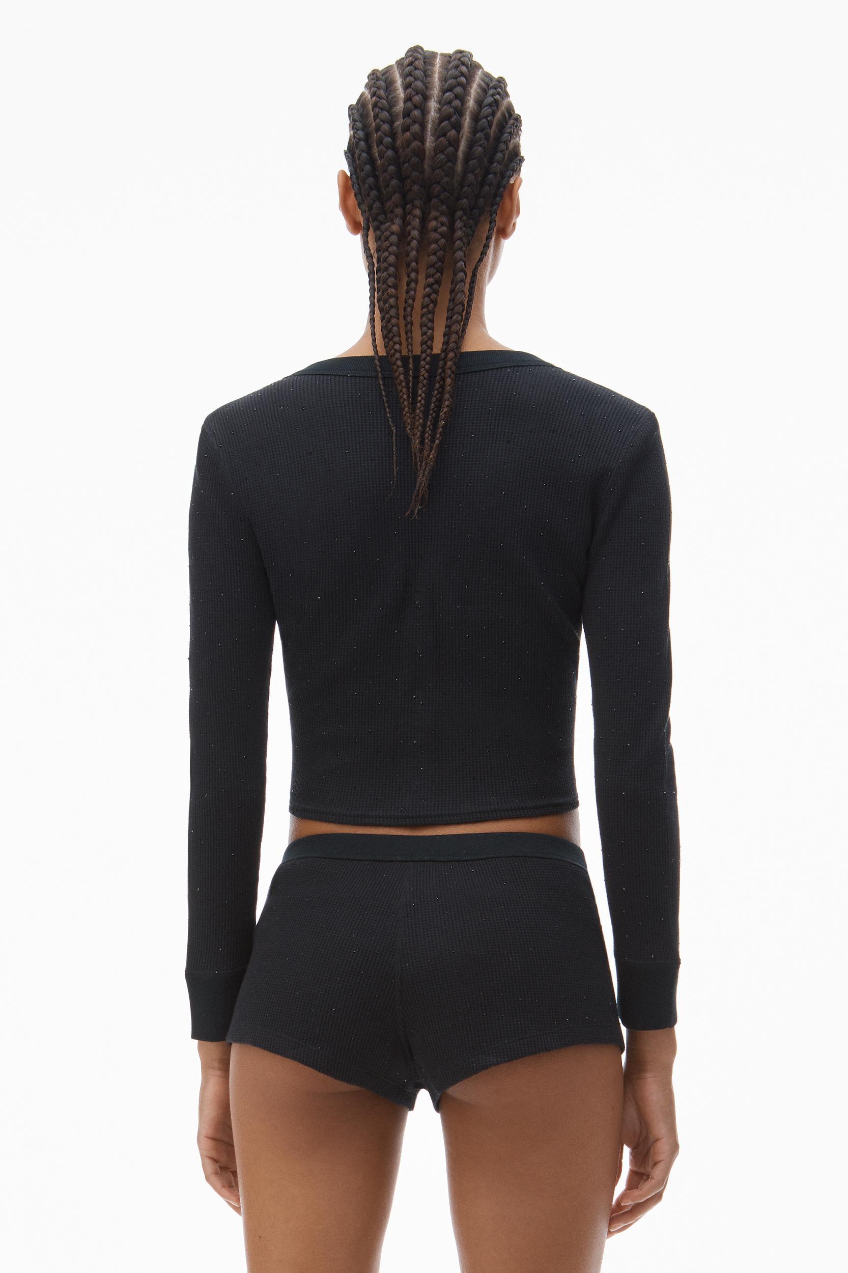 Crysal Hotfix Cami Dress In Waffle Knit Product Image