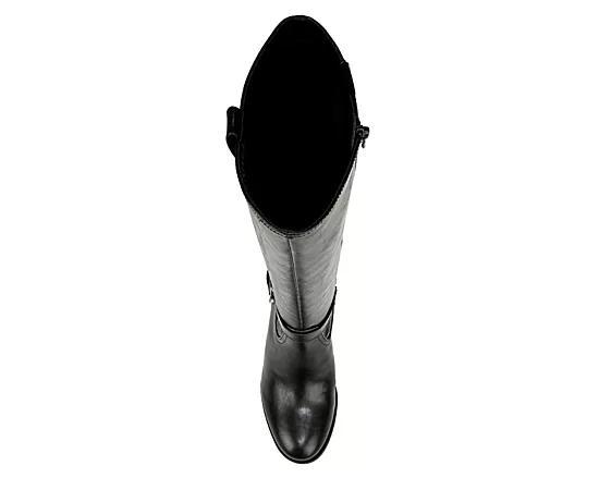 LifeStride Legend Women's Tall Heeled Riding Boots in Regular and Wide Calf, Size: 11 Wc, Black Product Image