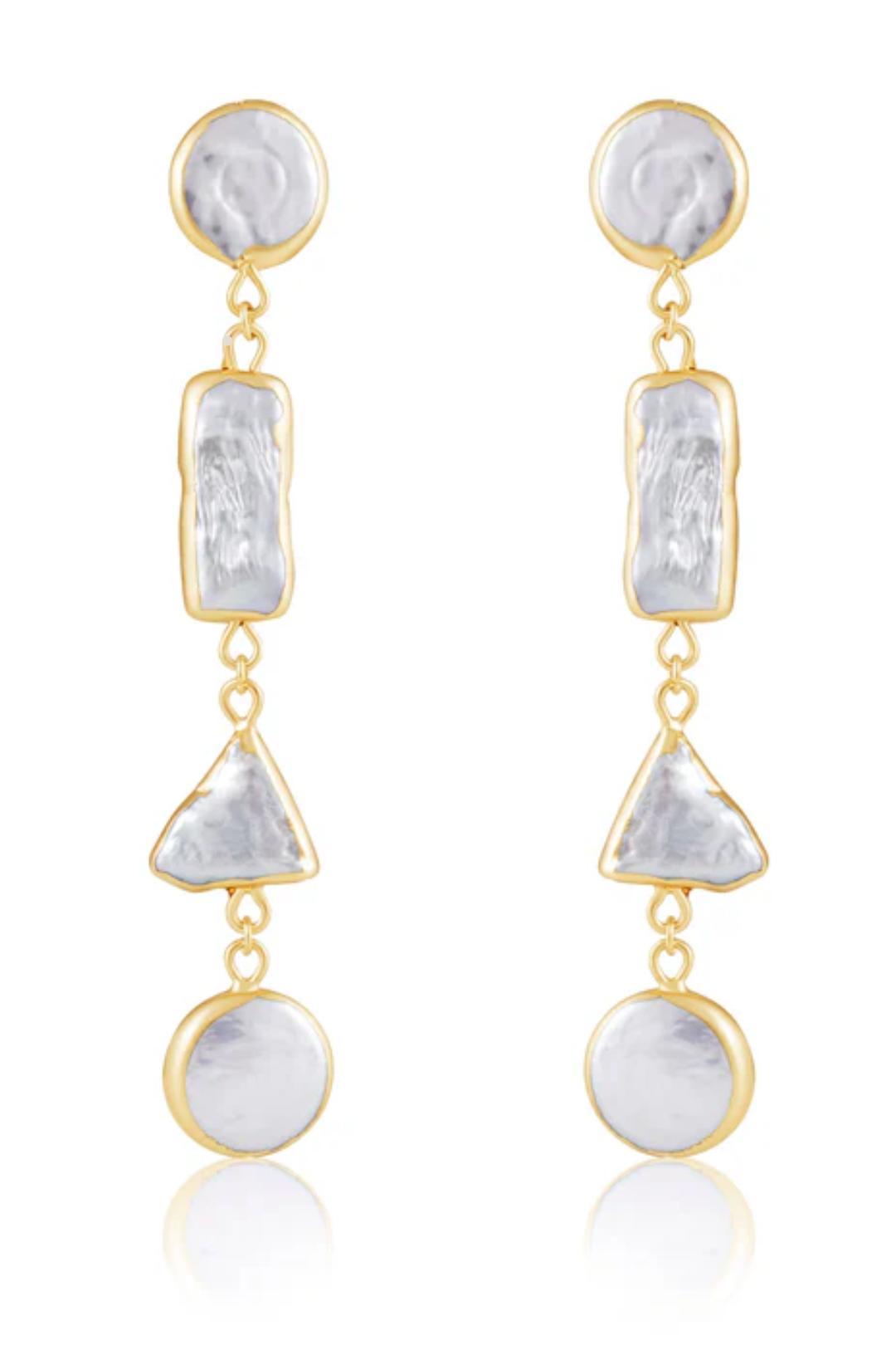 Tatiana Pearl Drop Earrings Product Image