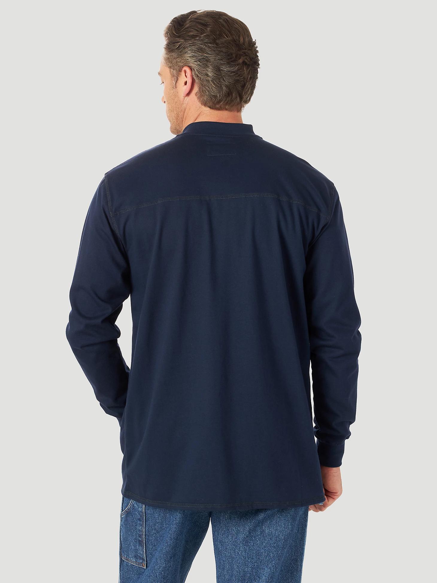 Wrangler® FR Flame-Resistant Long Sleeve Lightweight Henley | Men's SHIRTS | Wrangler® Product Image