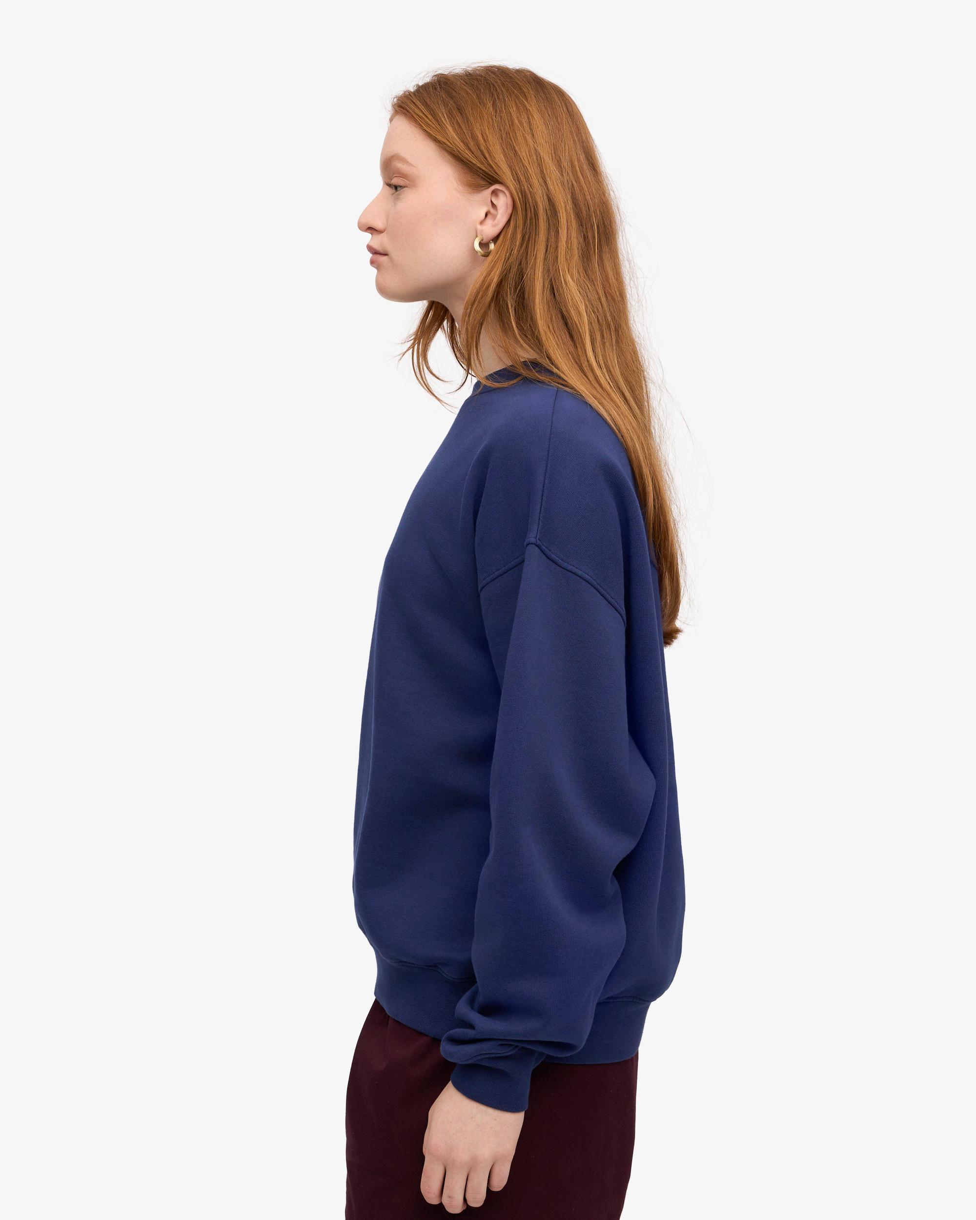 Organic Oversized Crew - Scarlet Red Product Image