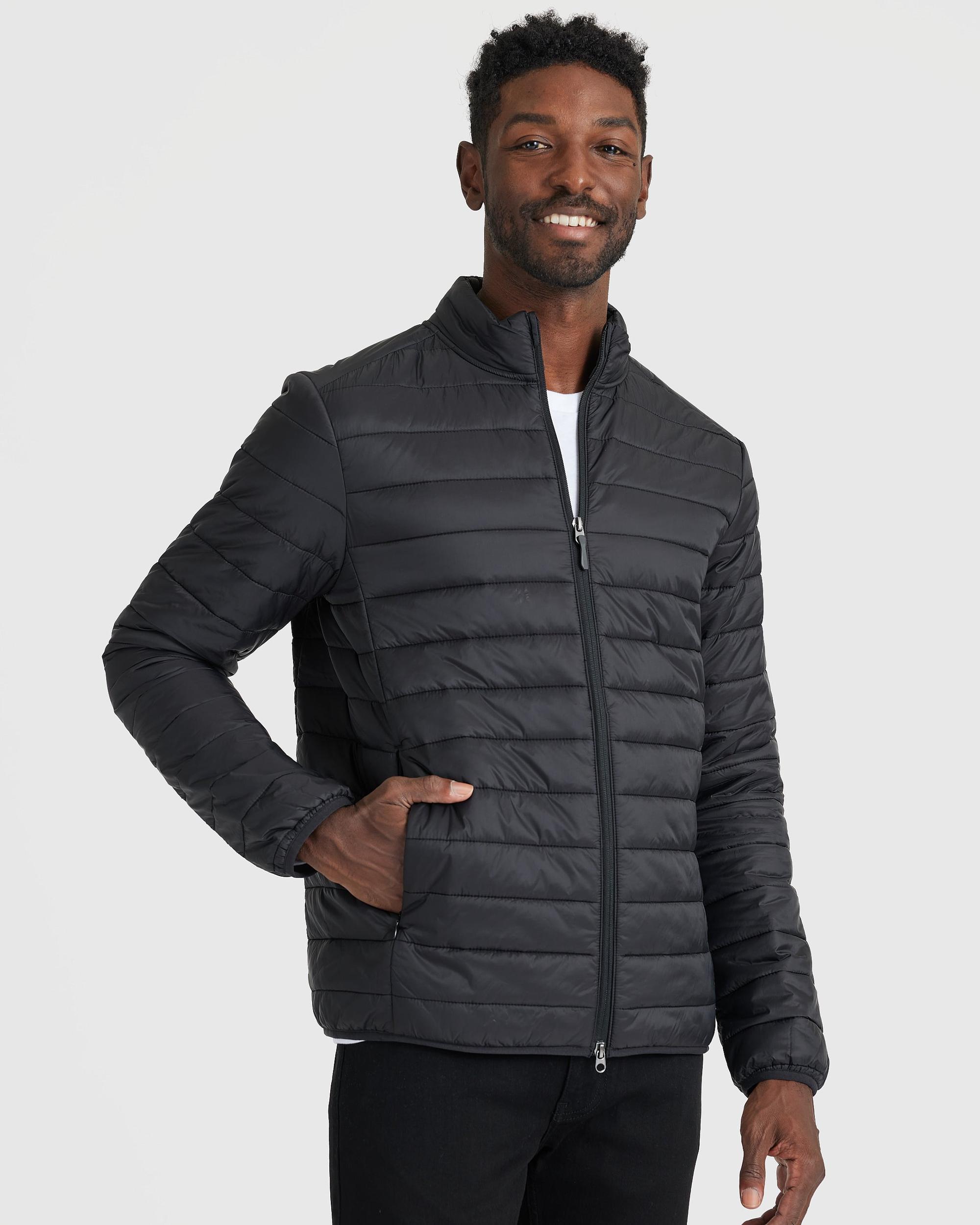 Black Puffer Jacket Product Image