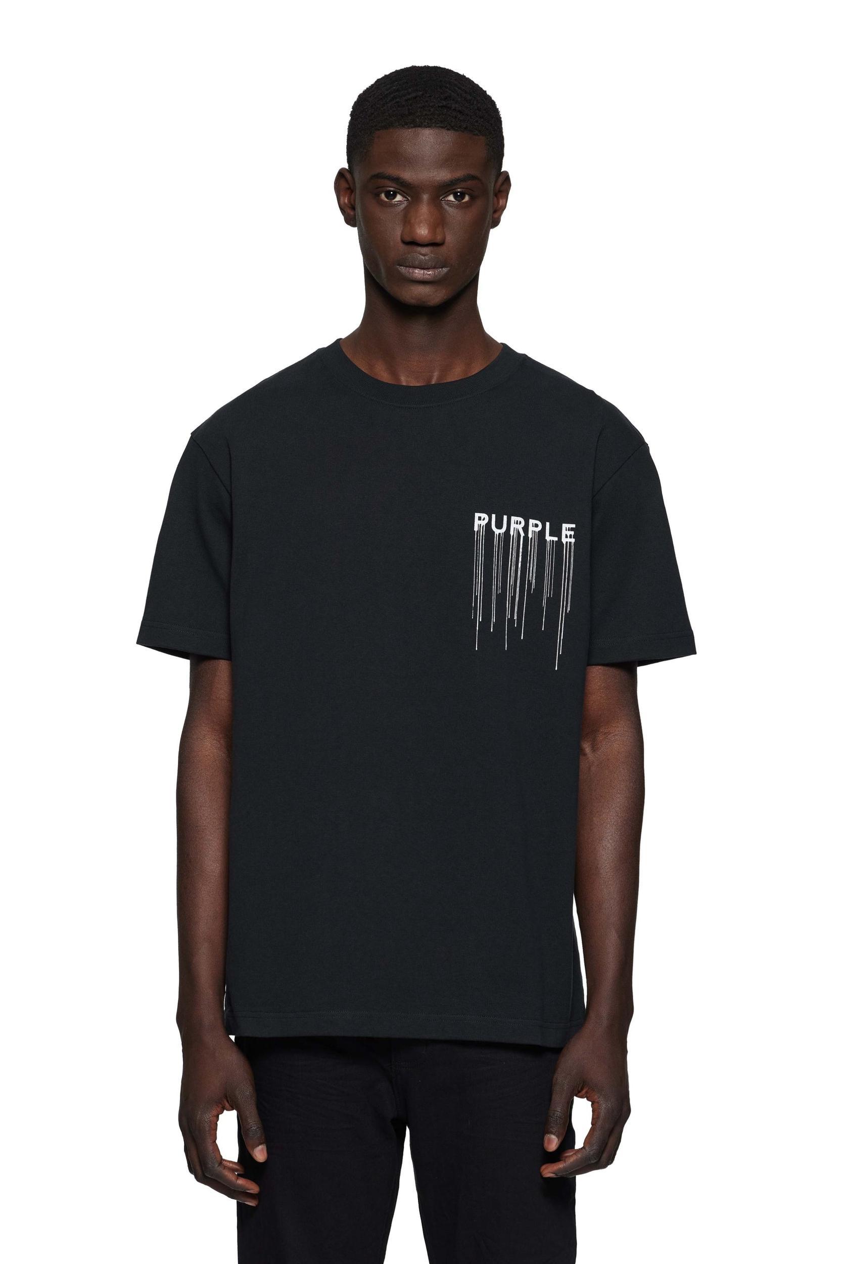 Purple Brand Wordmark Drip Tee Product Image