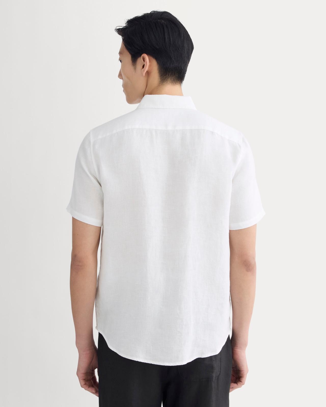The Classic Short-Sleeve Shirt in Linen Product Image