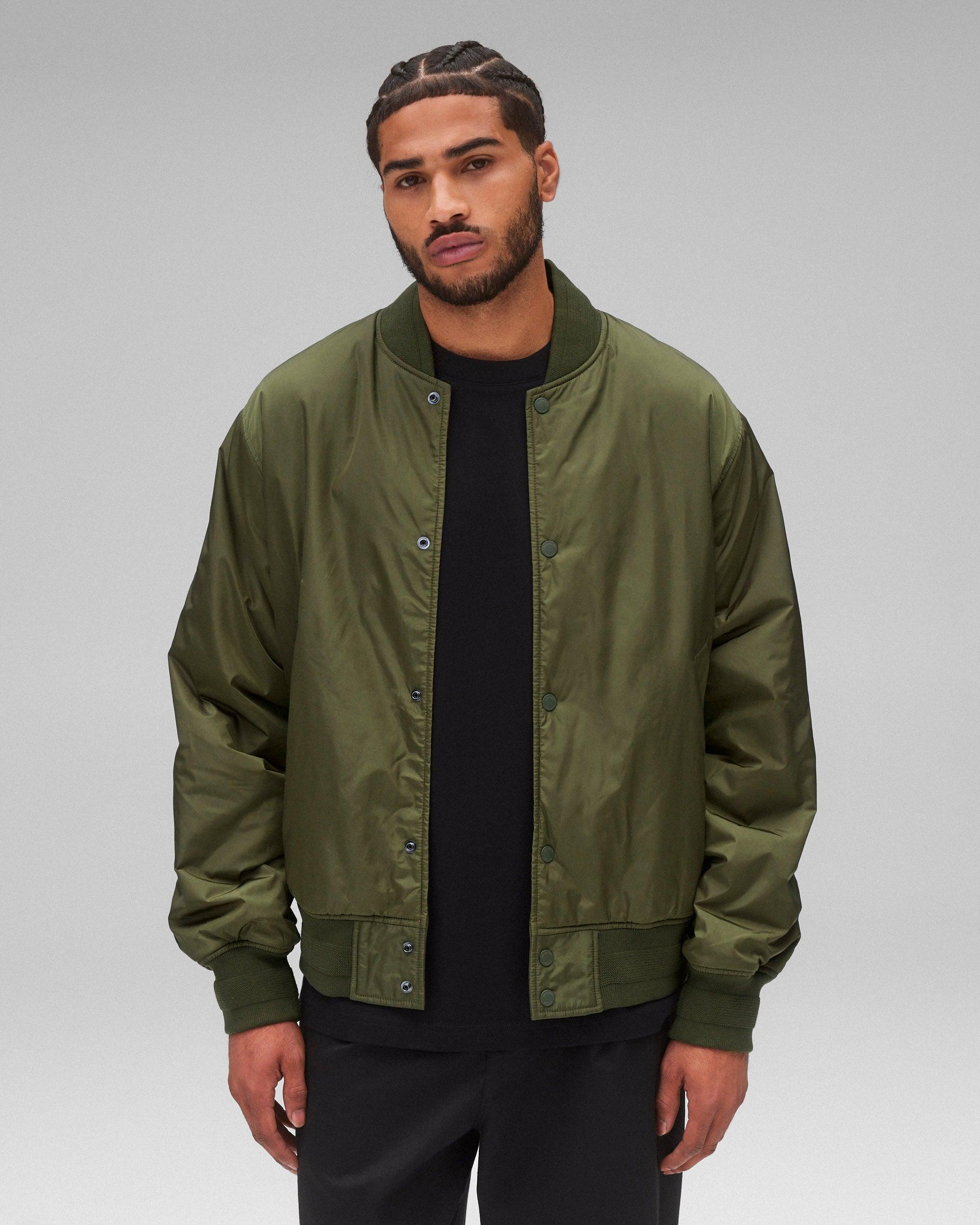 Econyl Satin Nylon Stadium Jacket - Vault Male Product Image