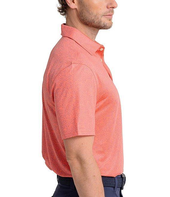 Southern Tide Driver Pineapple Paradise Printed Short Sleeve Polo Shirt Product Image