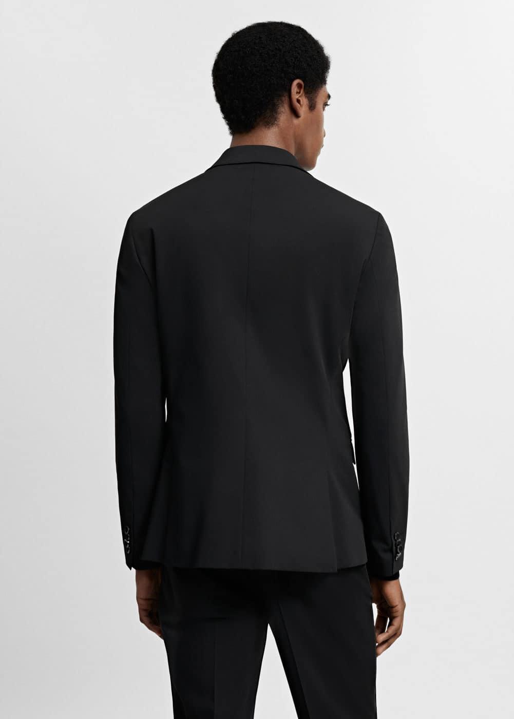 Super slim-fit suit blazer in stretch fabric - Men | MANGO USA Product Image