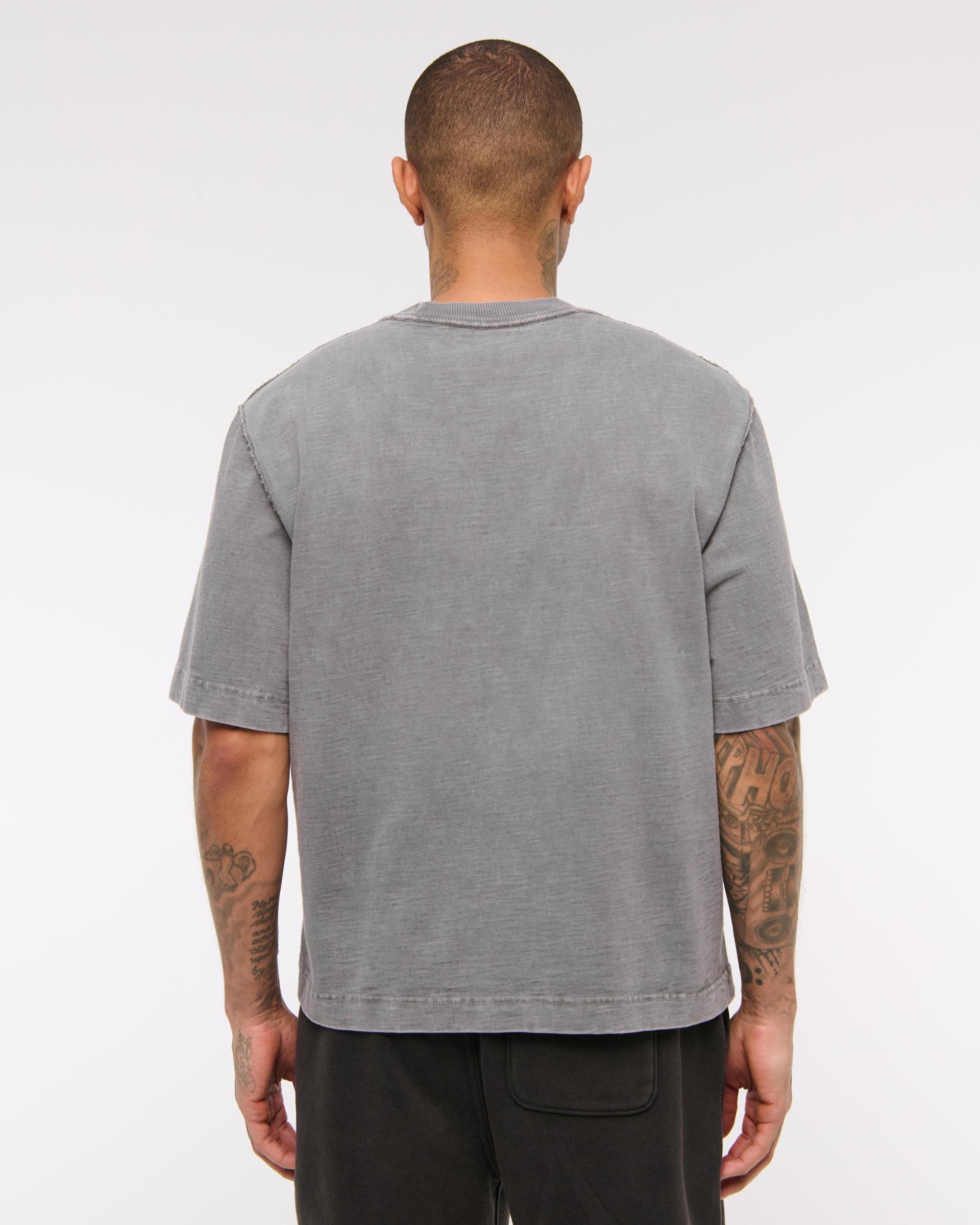 Premium Heavyweight Slub Cropped Tee Product Image