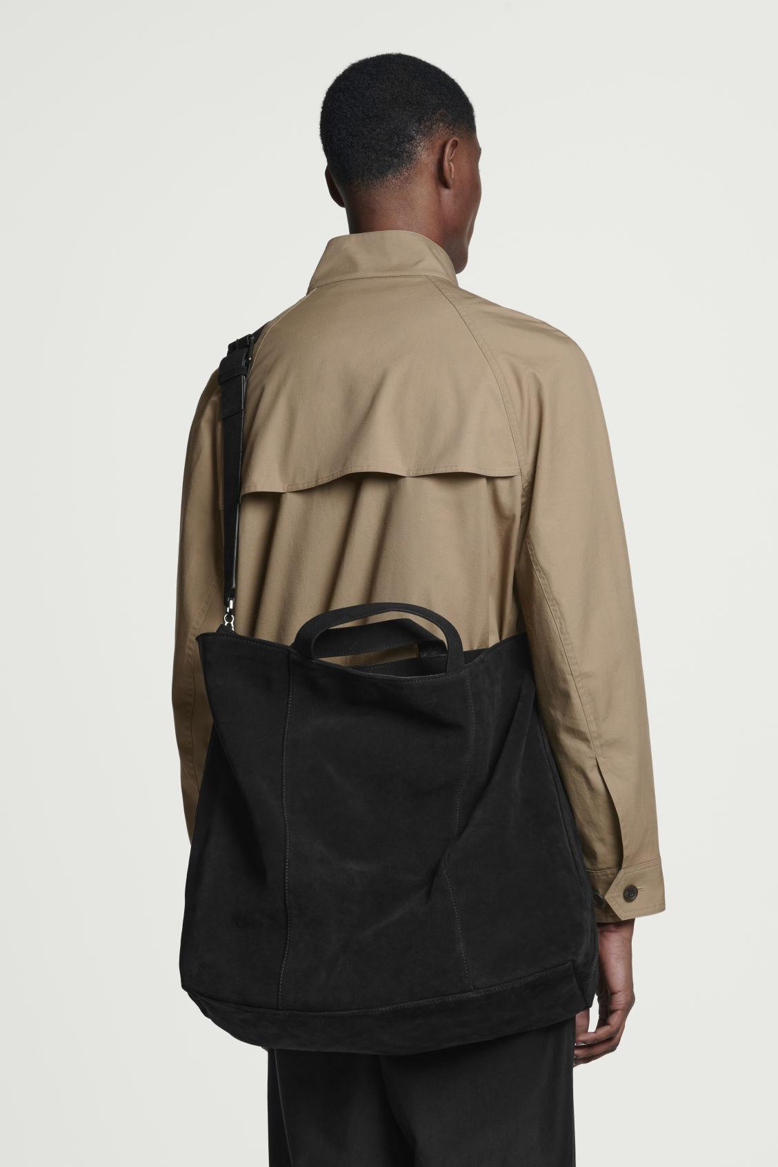 CONVERTIBLE TOTE BAG - SUEDE Product Image