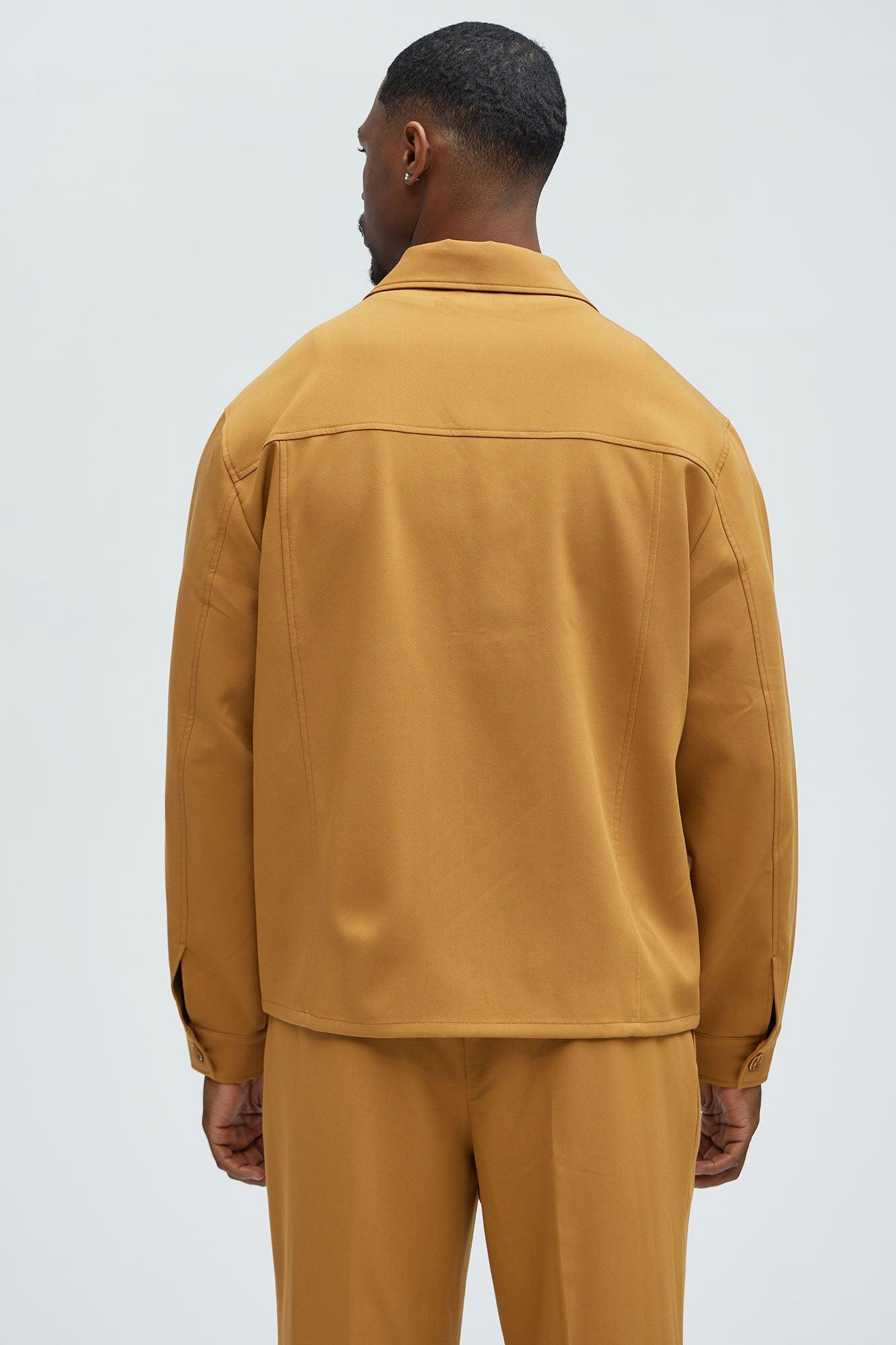 Ronan Weekender Button Up Shirt - Camel Product Image