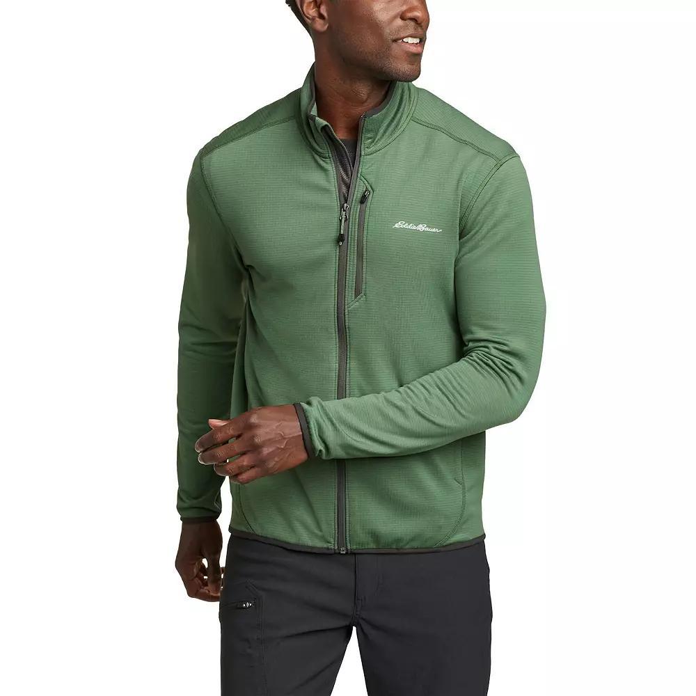 Mens Eddie Bauer Activator Grid Full-Zip Fleece, Men's, Size: XXL, Irish Green Product Image