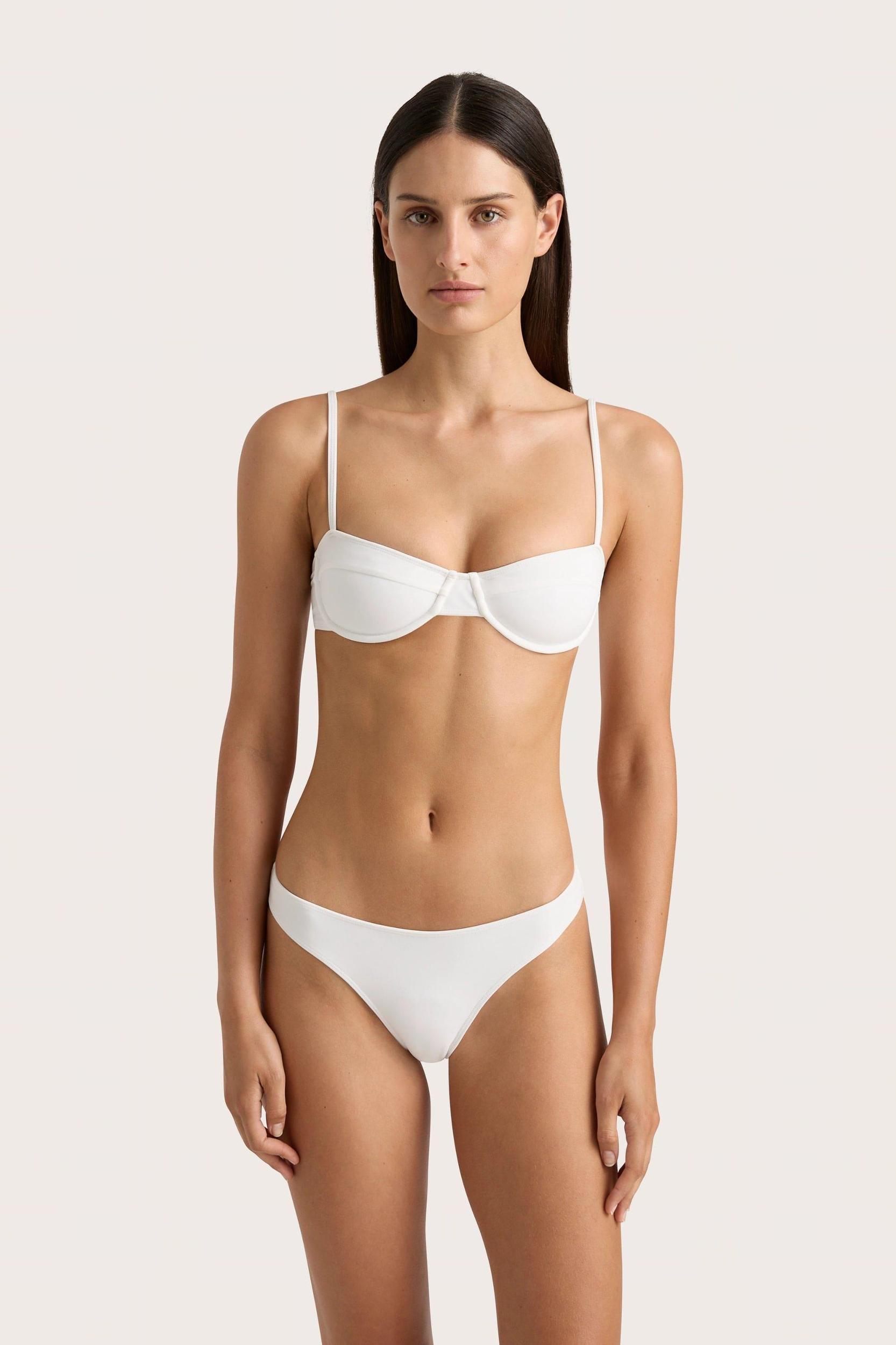 Jean Swim Top White - Final Sale Product Image