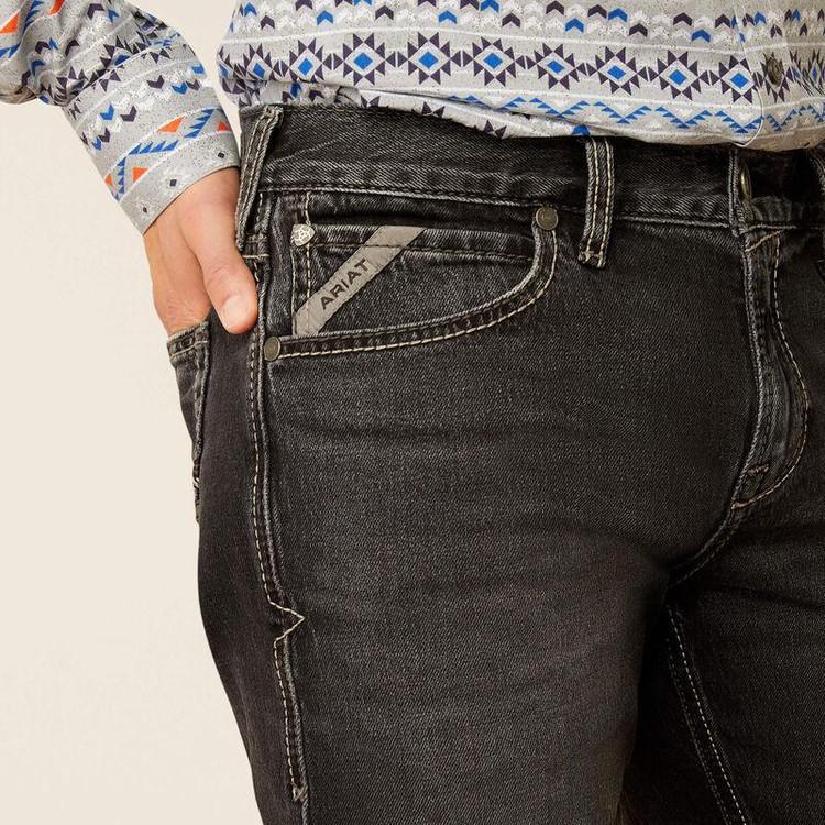 SALE Ariat® Men's M7 Slim Onyx Black Straight Leg Jeans Product Image