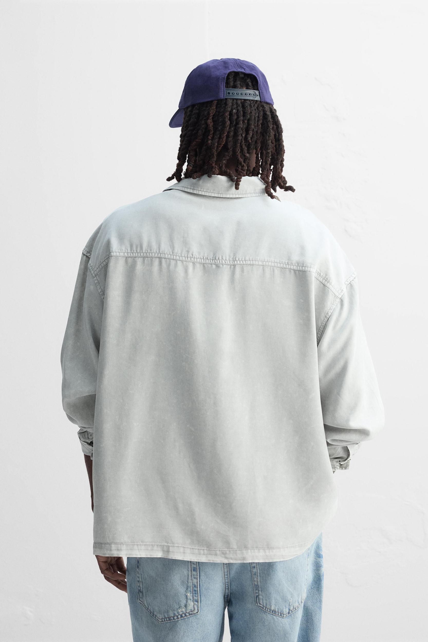 WASHED LYOCELL SHIRT Product Image