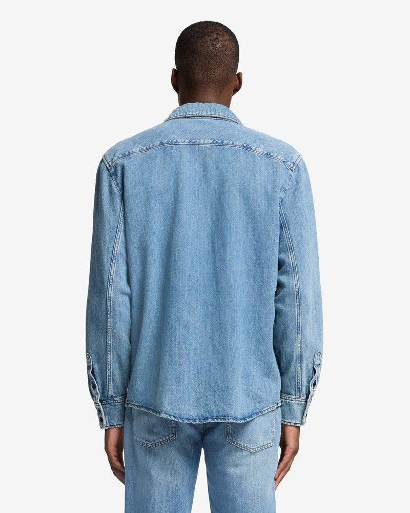 Indigo Linen Overshirt Product Image