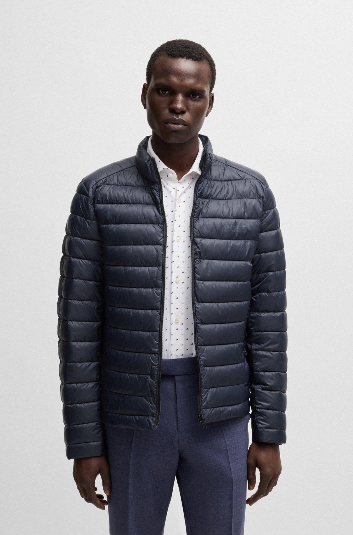 Water-repellent padded jacket with tonal logo Product Image