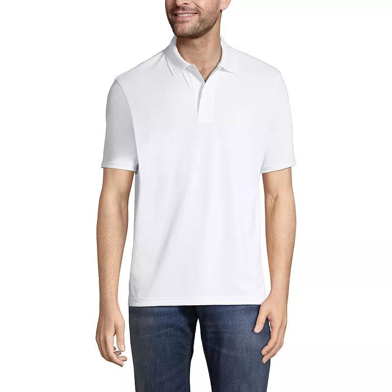 Men's Big Lands' End School Uniform Short Sleeve Polo, Size: 4XB, Rich Red Product Image