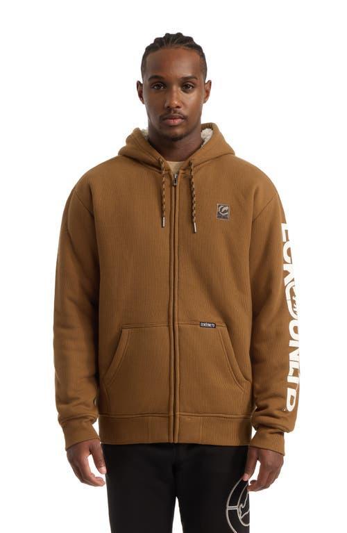 Ecko Unltd. Men's One Hit faux shearling Hoodie in Olive at Nordstrom, Size X-Large Product Image
