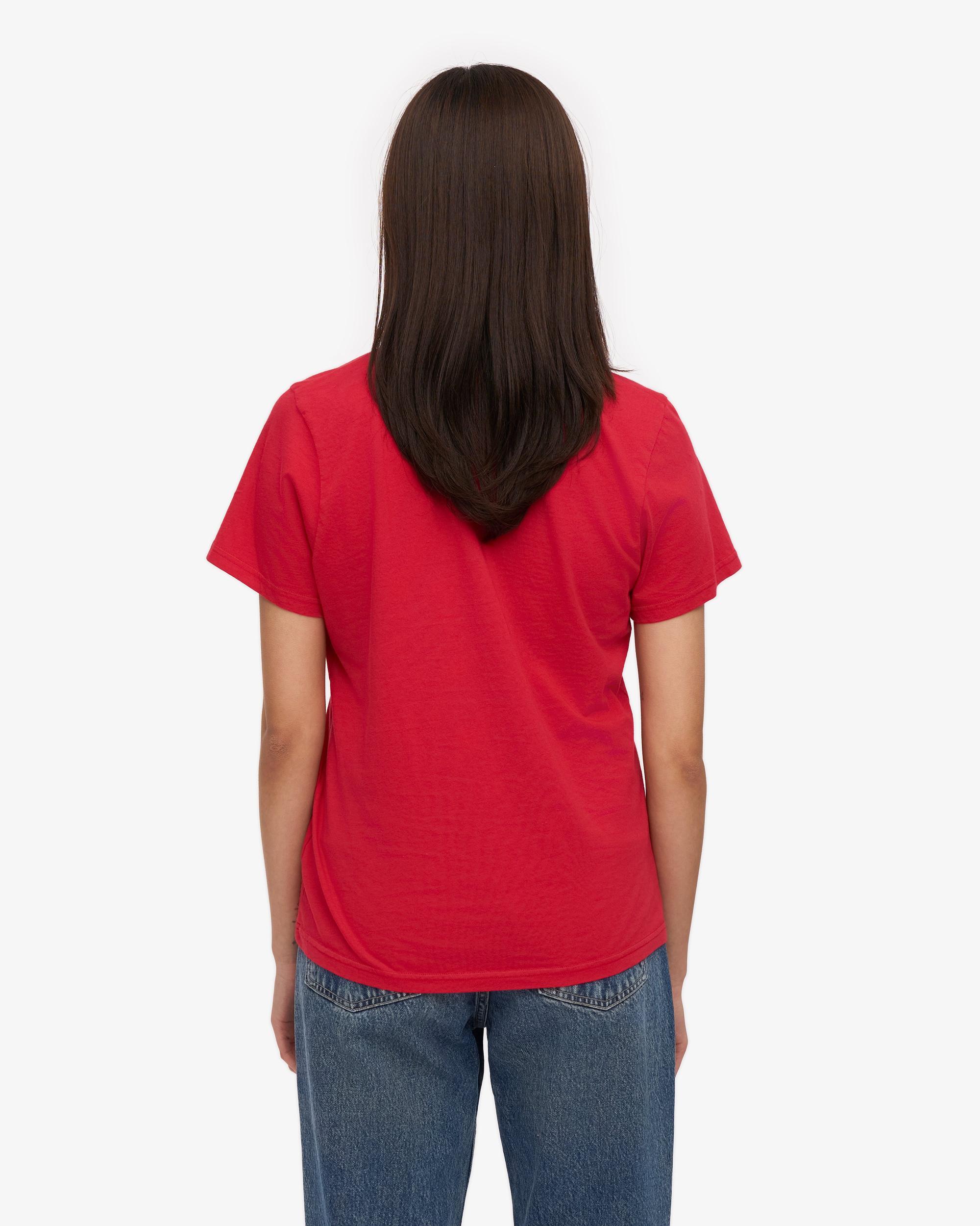 Women Light Organic Tee - Scarlet Red Product Image