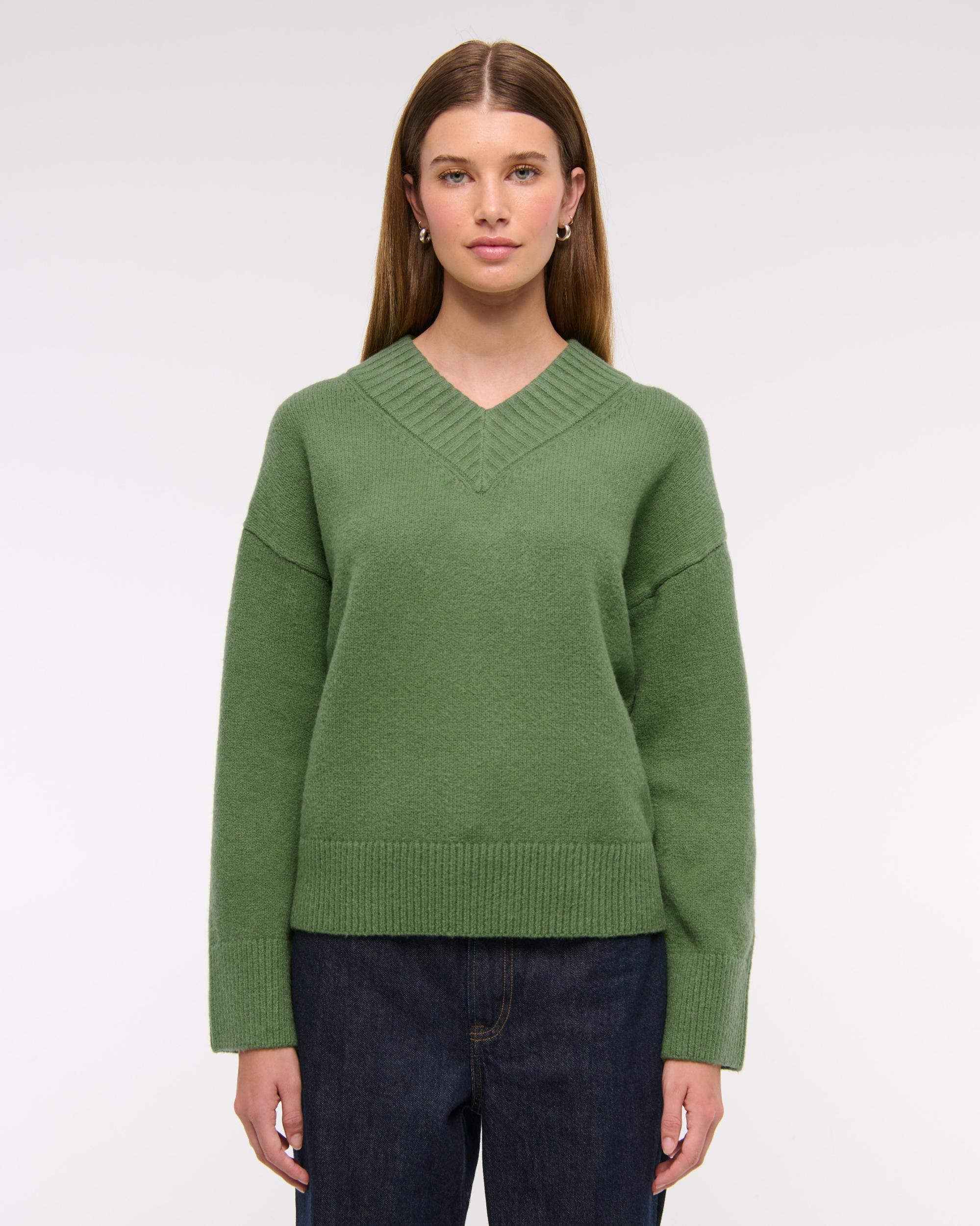 High V-Neck Sweater Product Image