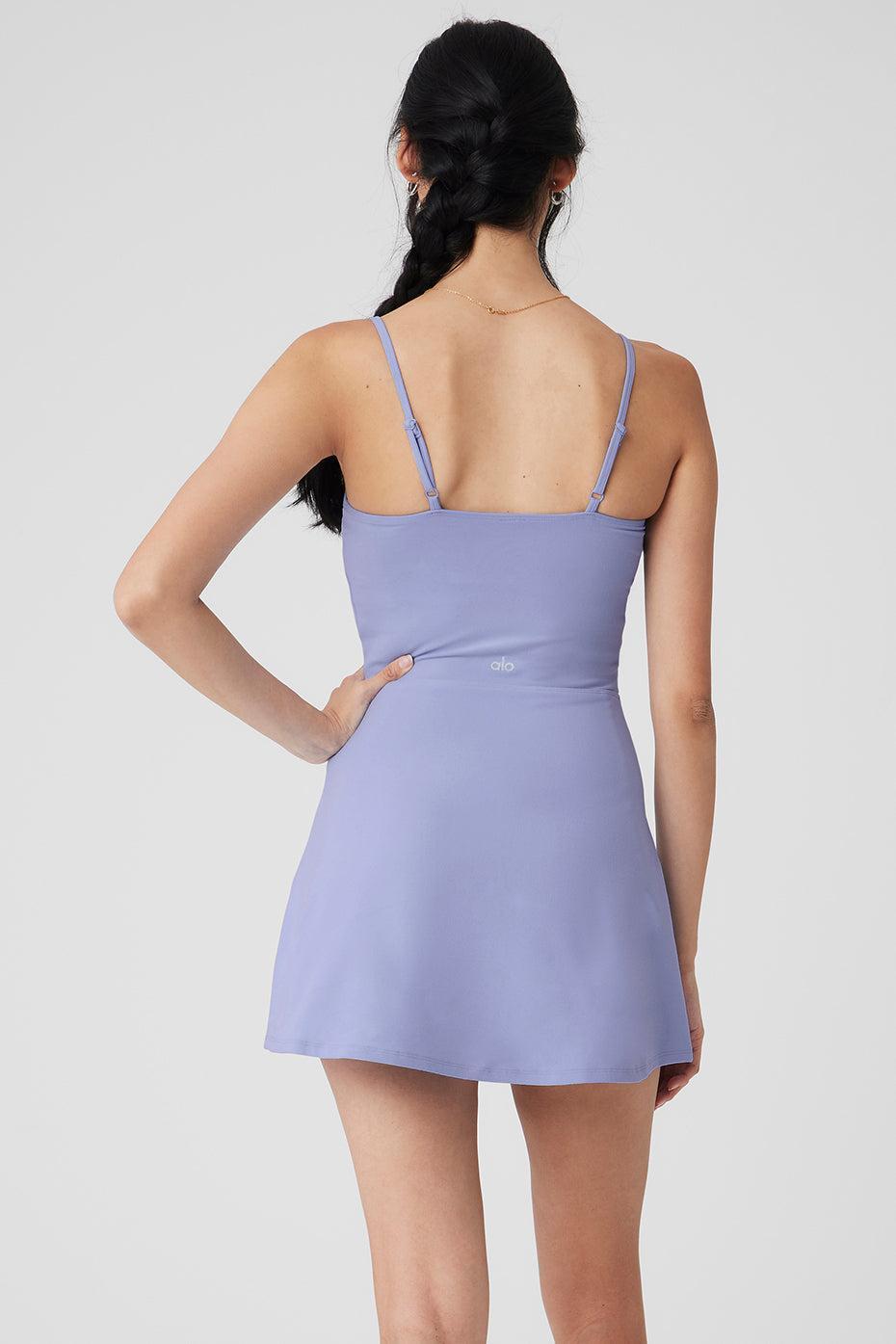 Alosoft Courtside Tennis Dress - Lilac Blue Product Image