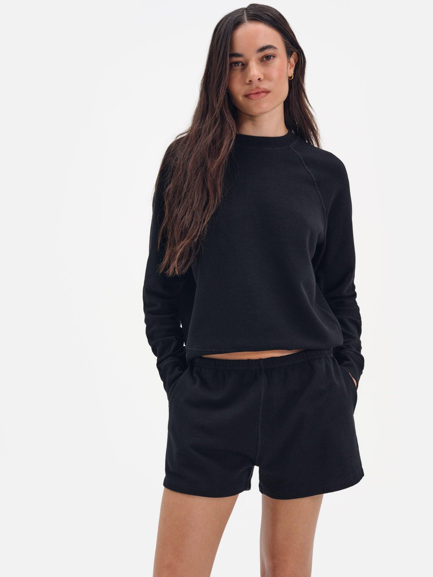 Organic Lightweight Terry Track Shorts Female Product Image