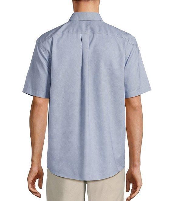 Gold Label Roundtree & Yorke Non-Iron Short Sleeve Solid Dobby Sport Shirt Product Image
